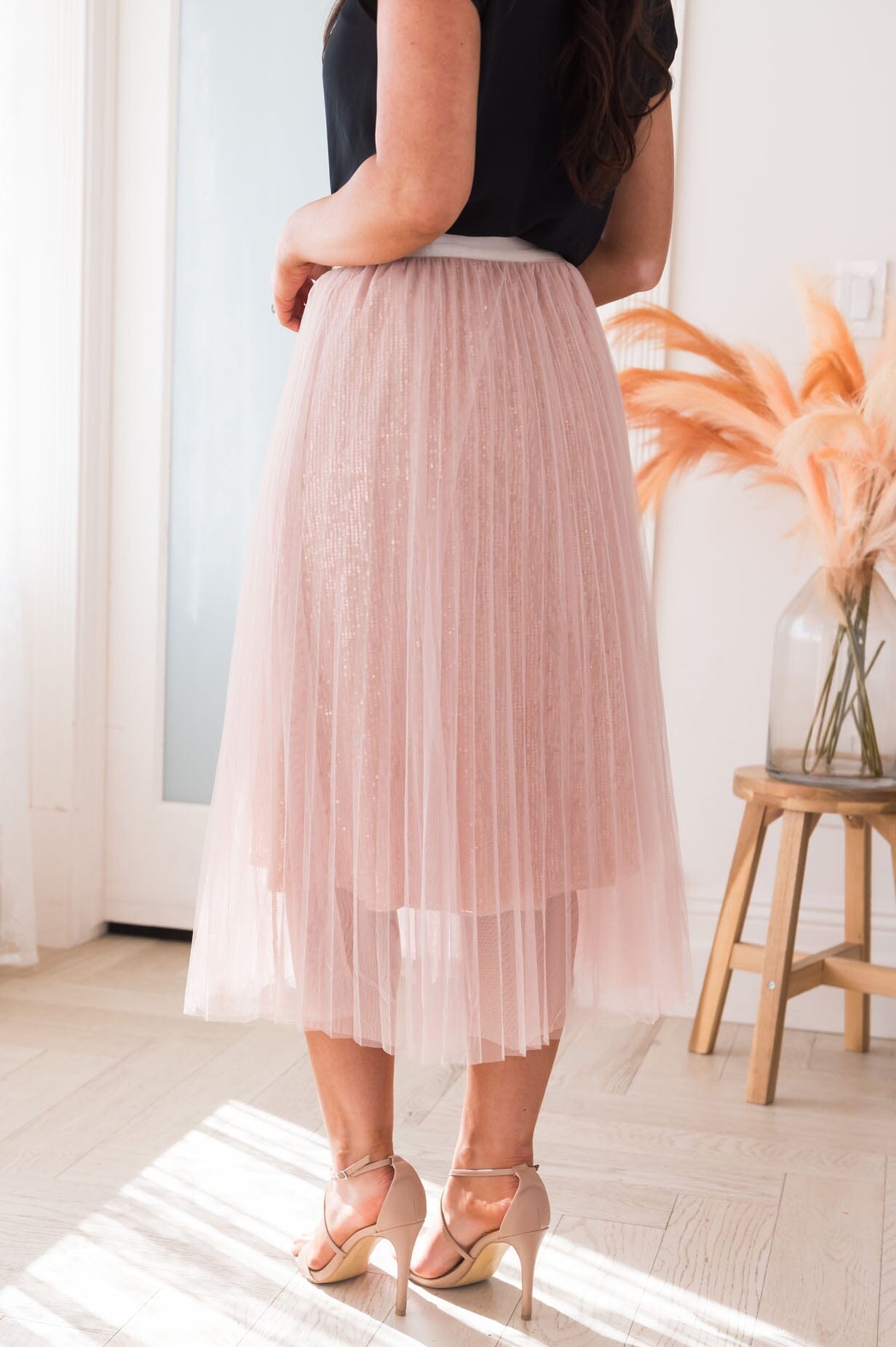 Bold & Beautiful Modest Tulle Skirt Skirts vendor-unknown