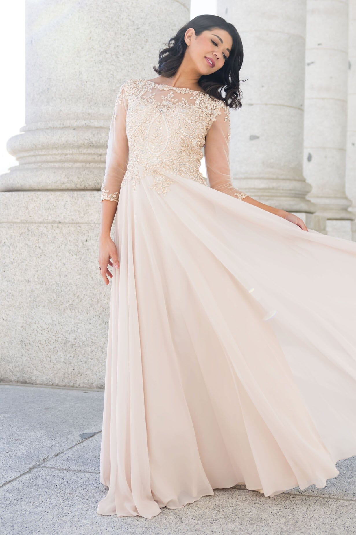 The Aurora Modest Dresses vendor-unknown