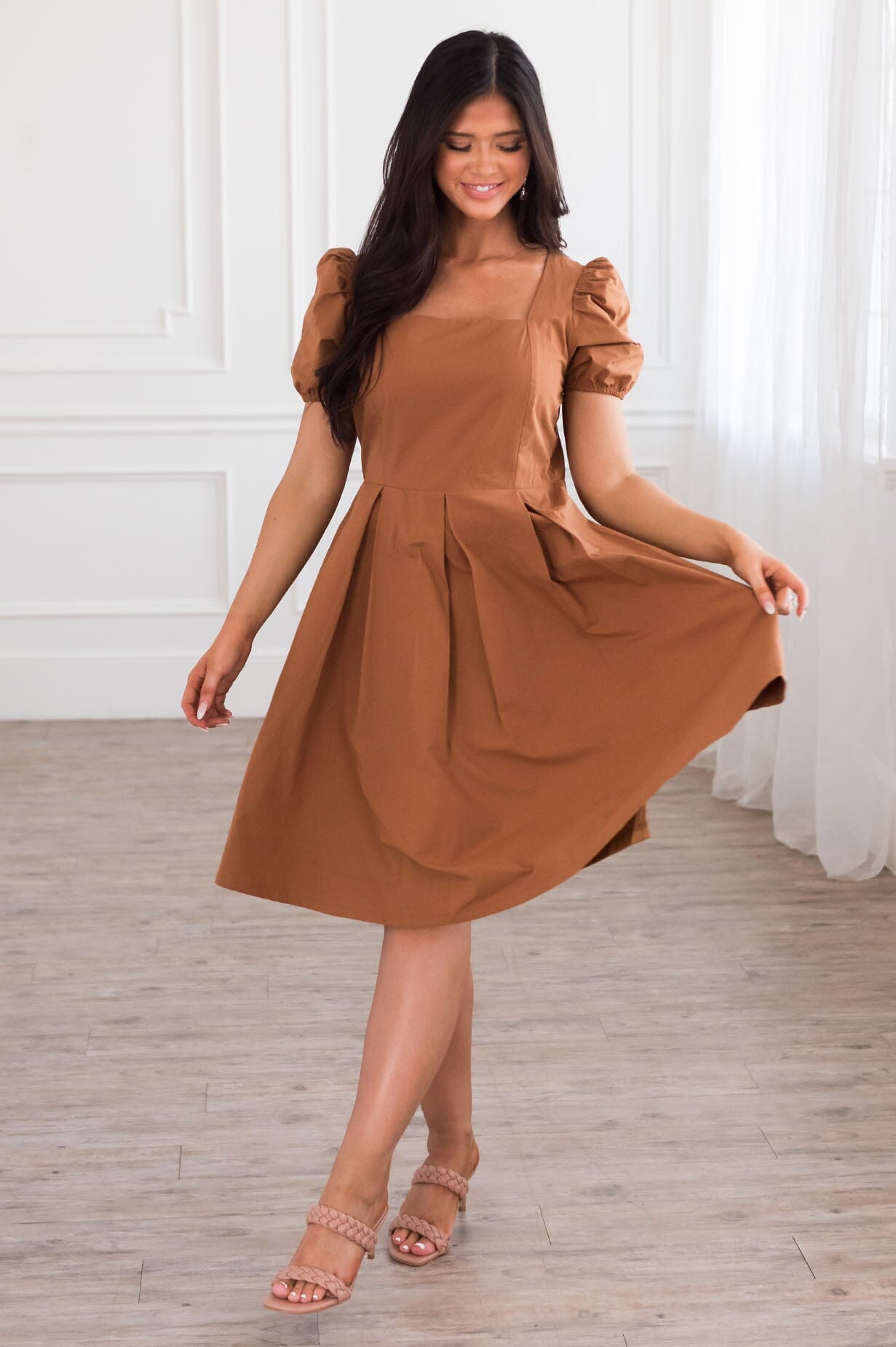 The Rachel Modest Midi Dress The Rachel Modest Midi Dress