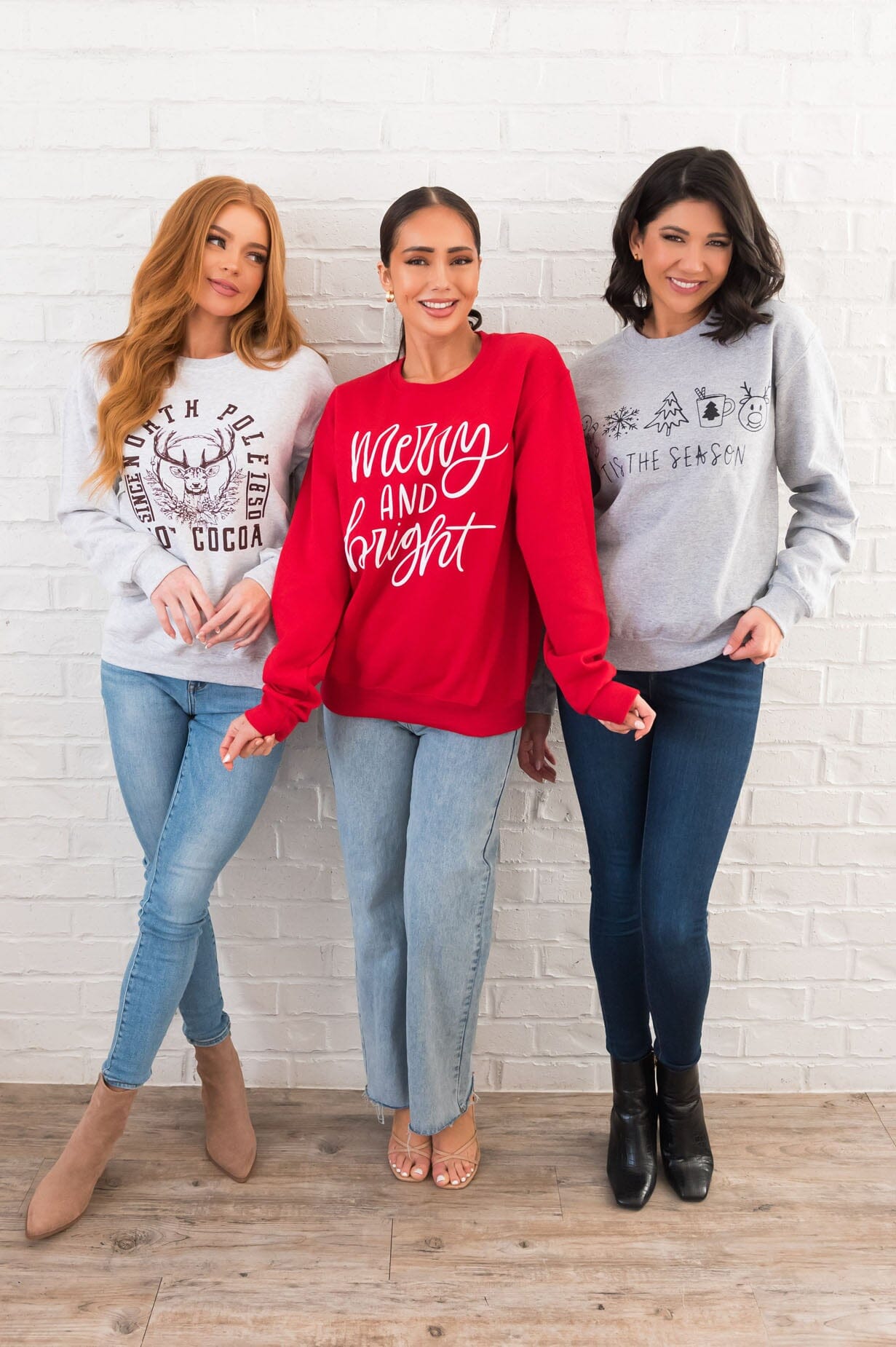 Tis The Season Modest Sweatshirt Modest Dresses vendor-unknown