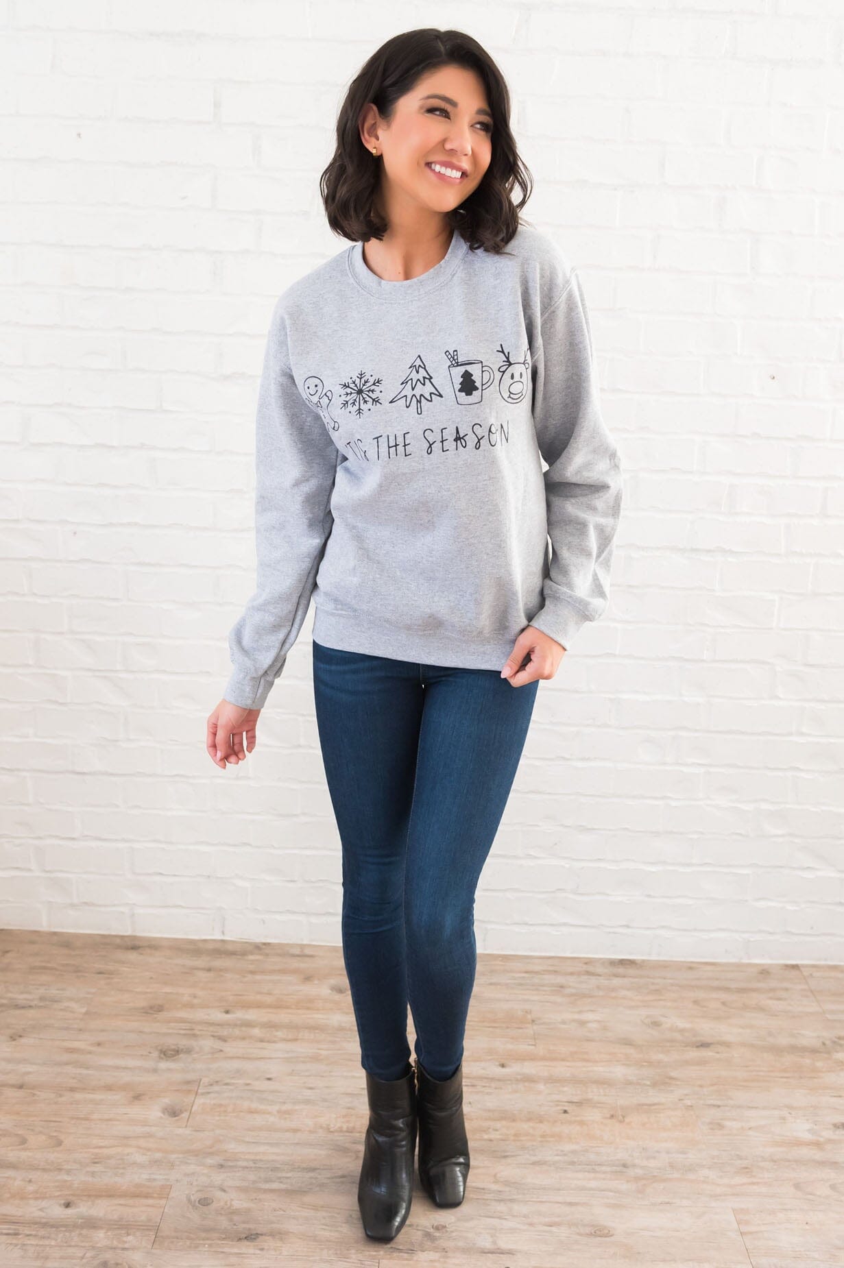 Tis The Season Modest Sweatshirt Modest Dresses vendor-unknown