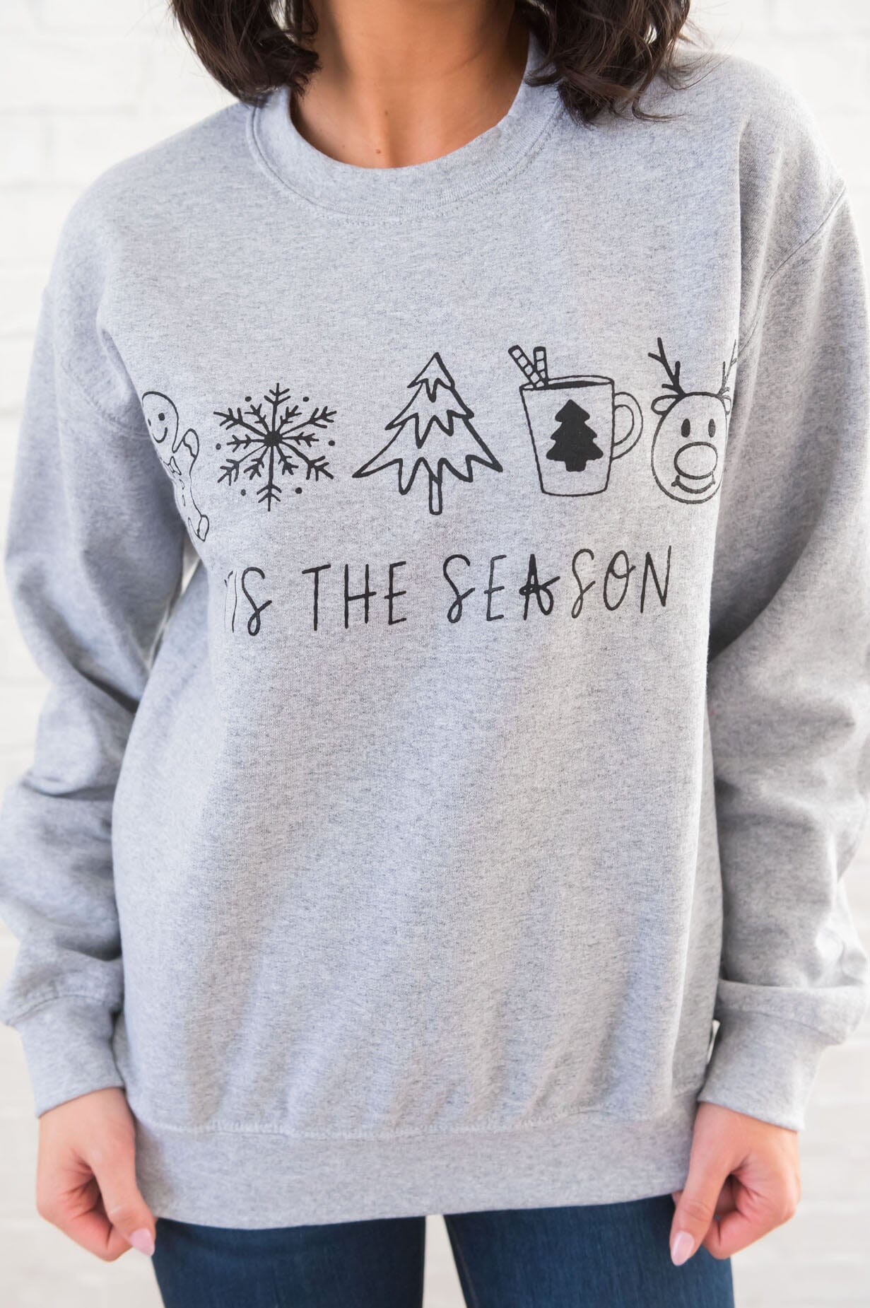 Tis The Season Modest Sweatshirt Modest Dresses vendor-unknown
