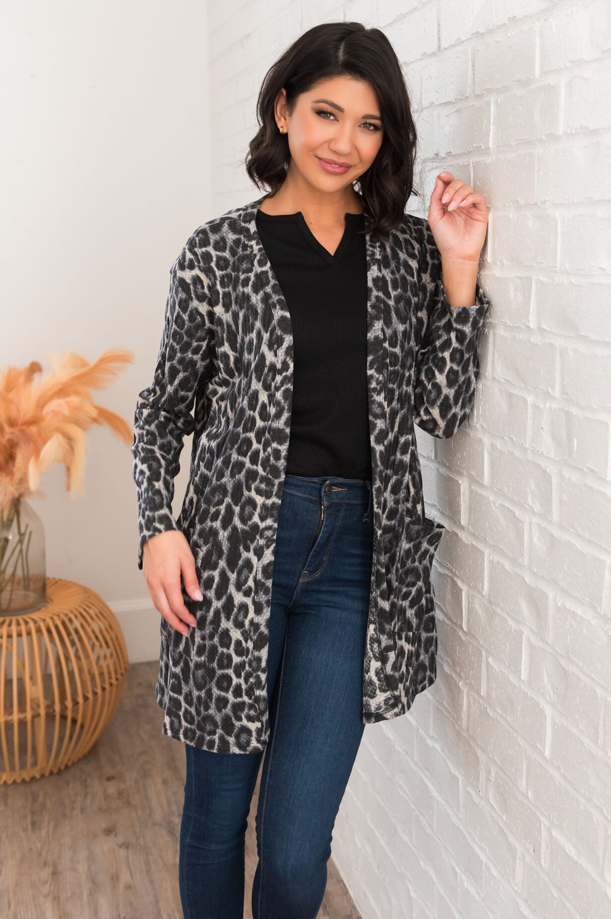 Wild Vibes Modest Cardigan Tops vendor-unknown