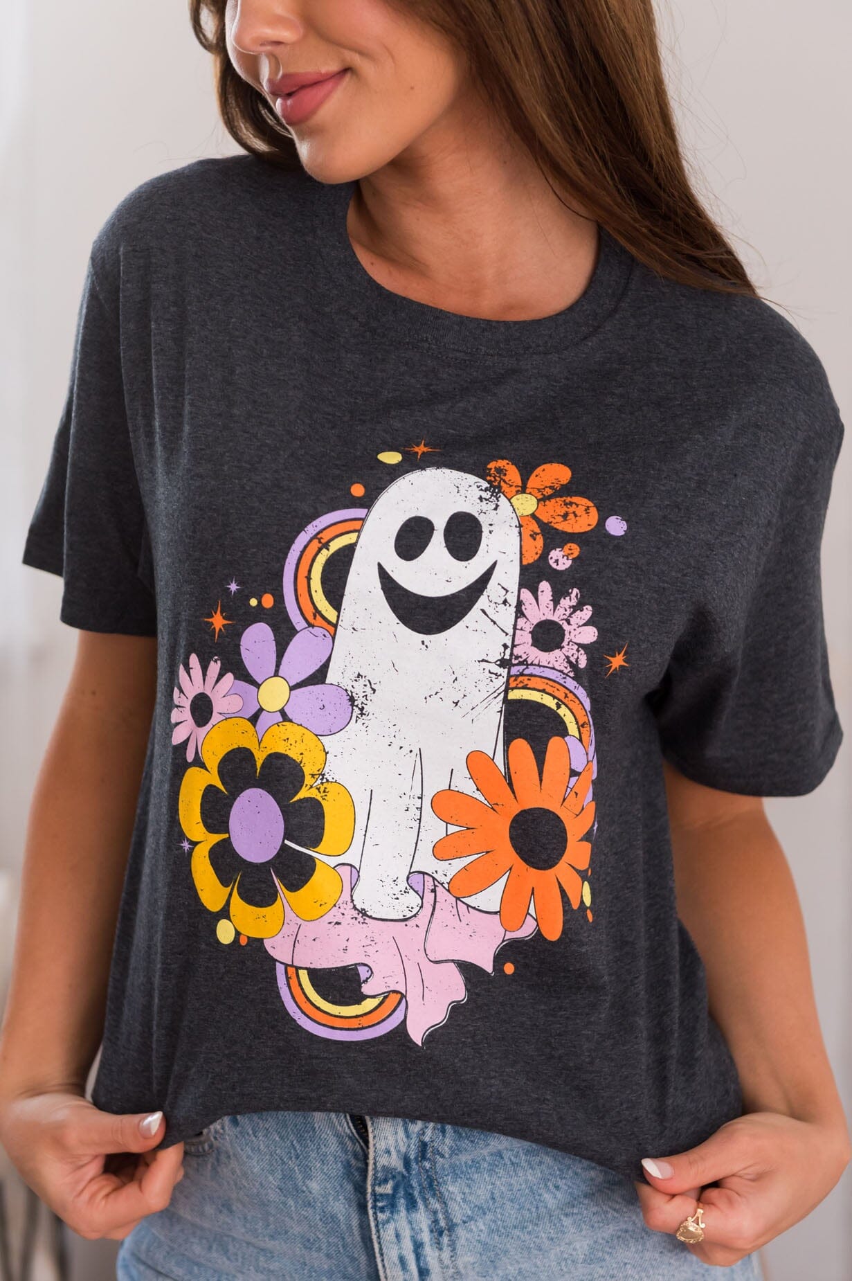 Groovy Spook Modest Graphic Tee Modest Dresses vendor-unknown