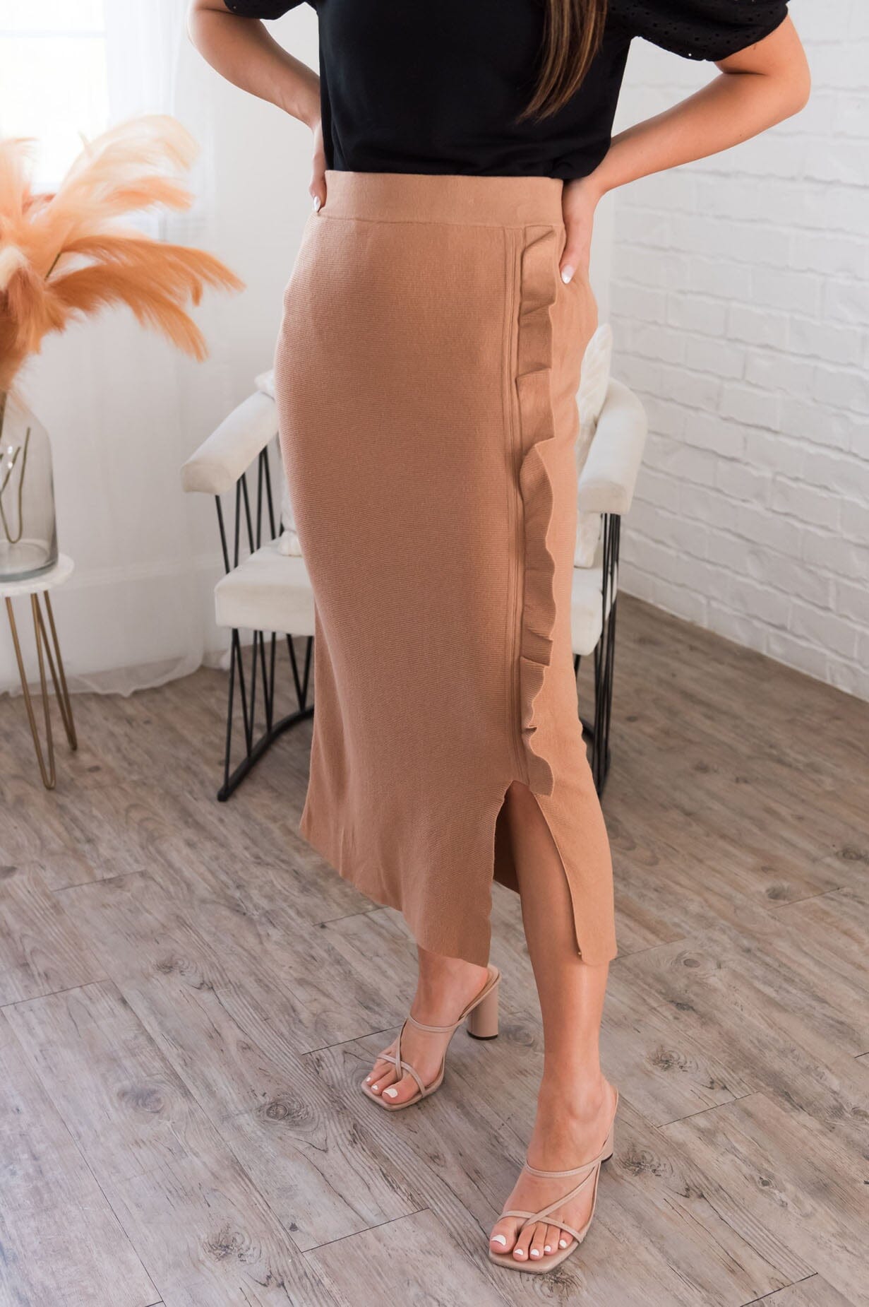 Loving Life Modest Sweater Skirt Skirts vendor-unknown