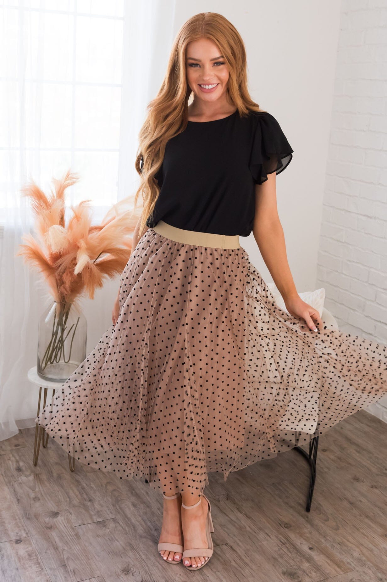 Connect the Dots Modest Tulle Skirt NeeSee's Dresses