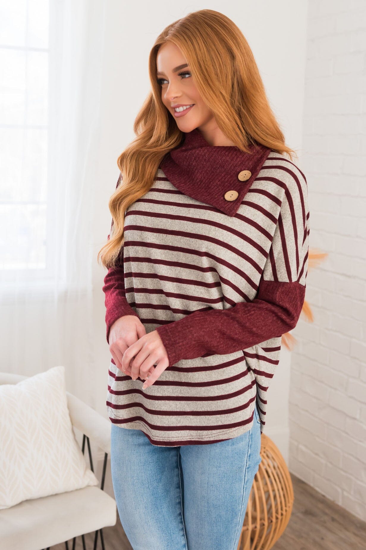 Admiring Beauty Modest Sweater Modest Dresses vendor-unknown