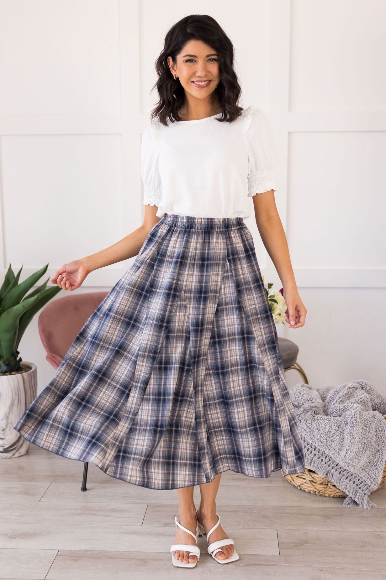 Devoted To You Godet Skirt Skirts vendor-unknown