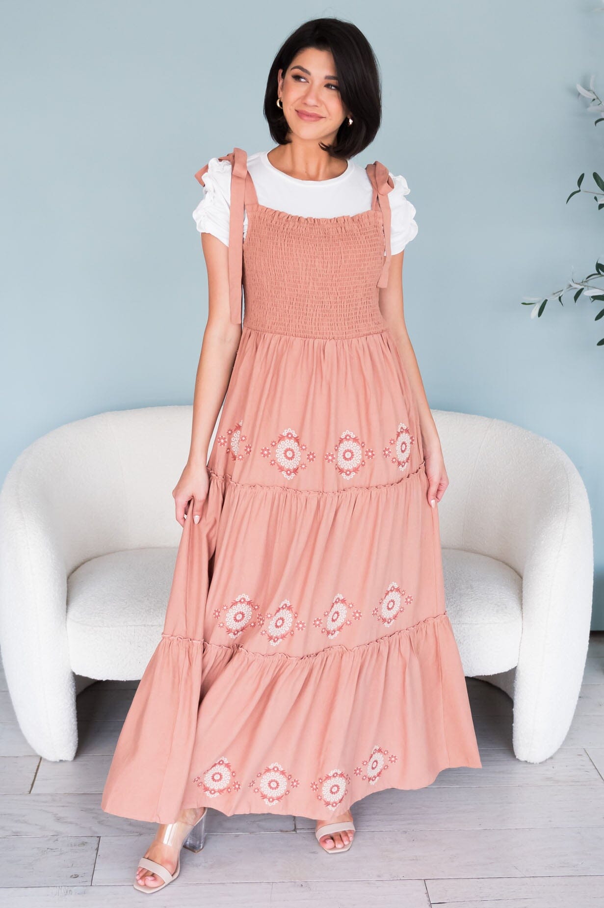 The Brilee Modest Jumper Dress