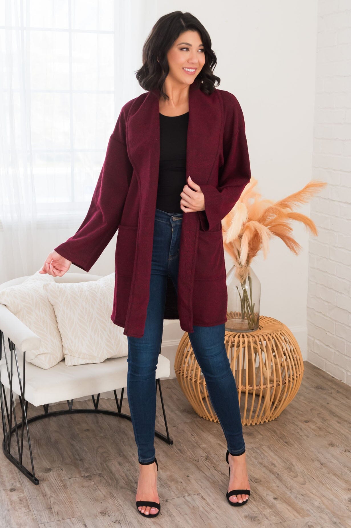 Focusing On Gratitude Modest Jacket Modest Dresses vendor-unknown