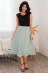 Charming As Ever Modest Circle Skirt Skirts vendor-unknown 