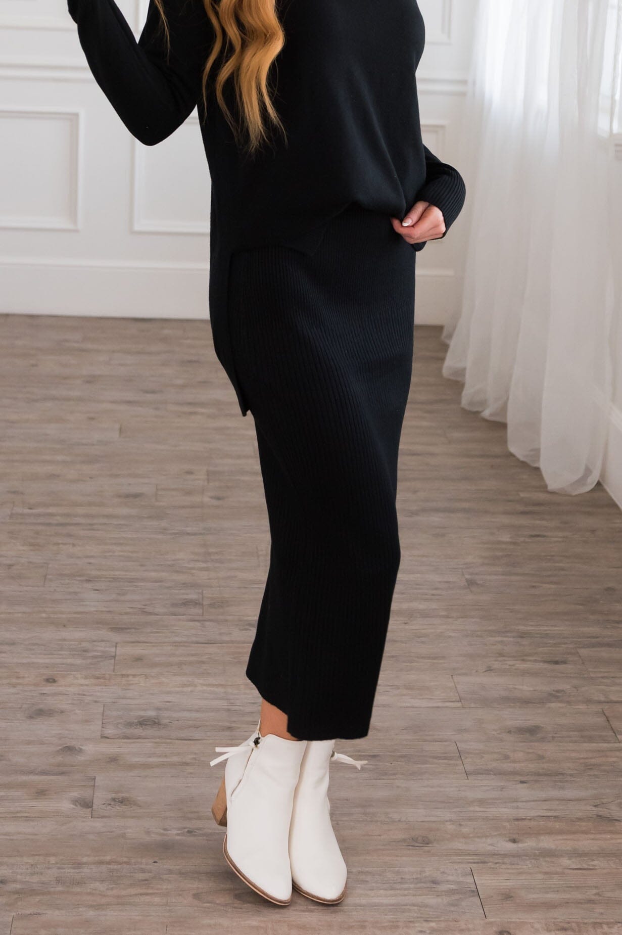 Love and Beyond Modest Sweater Skirt Skirts vendor-unknown