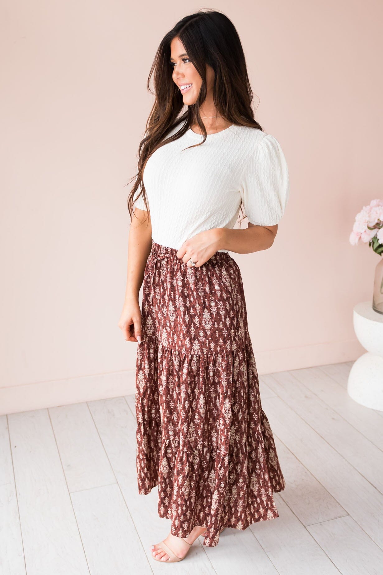 Sunny Days Modest Maxi Skirt Modest Dresses vendor-unknown