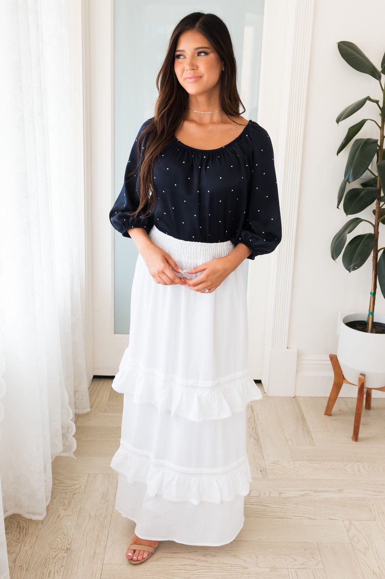 Smiles All Around Modest Skirt Skirts vendor-unknown