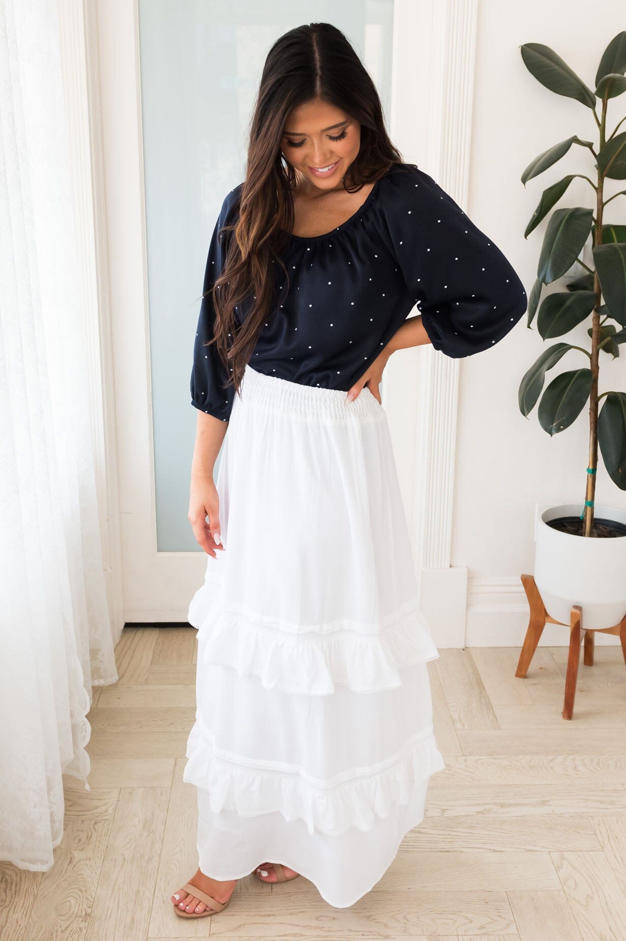 Smiles All Around Modest Skirt Skirts vendor-unknown