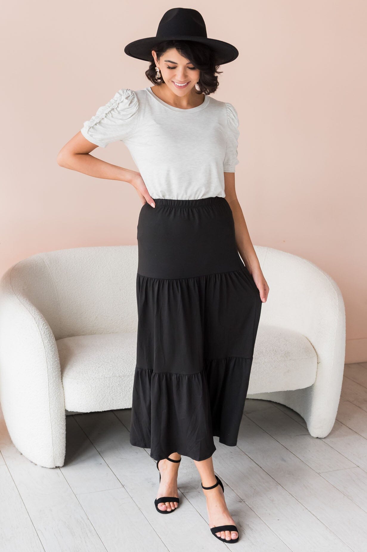 Autumn Delight Modest Maxi Skirt Skirts vendor-unknown
