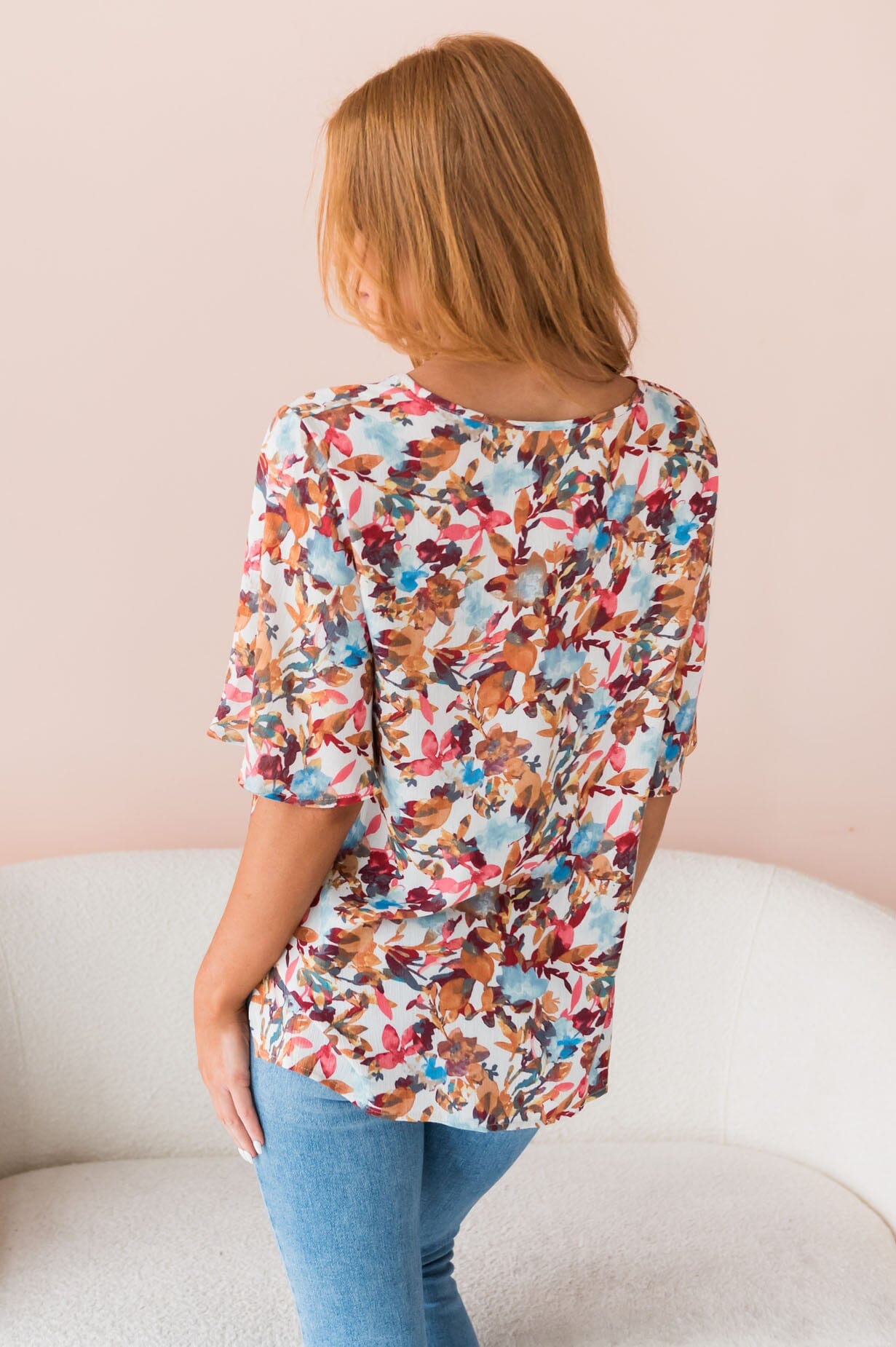 Forget Me Knot Modest Top Tops vendor-unknown