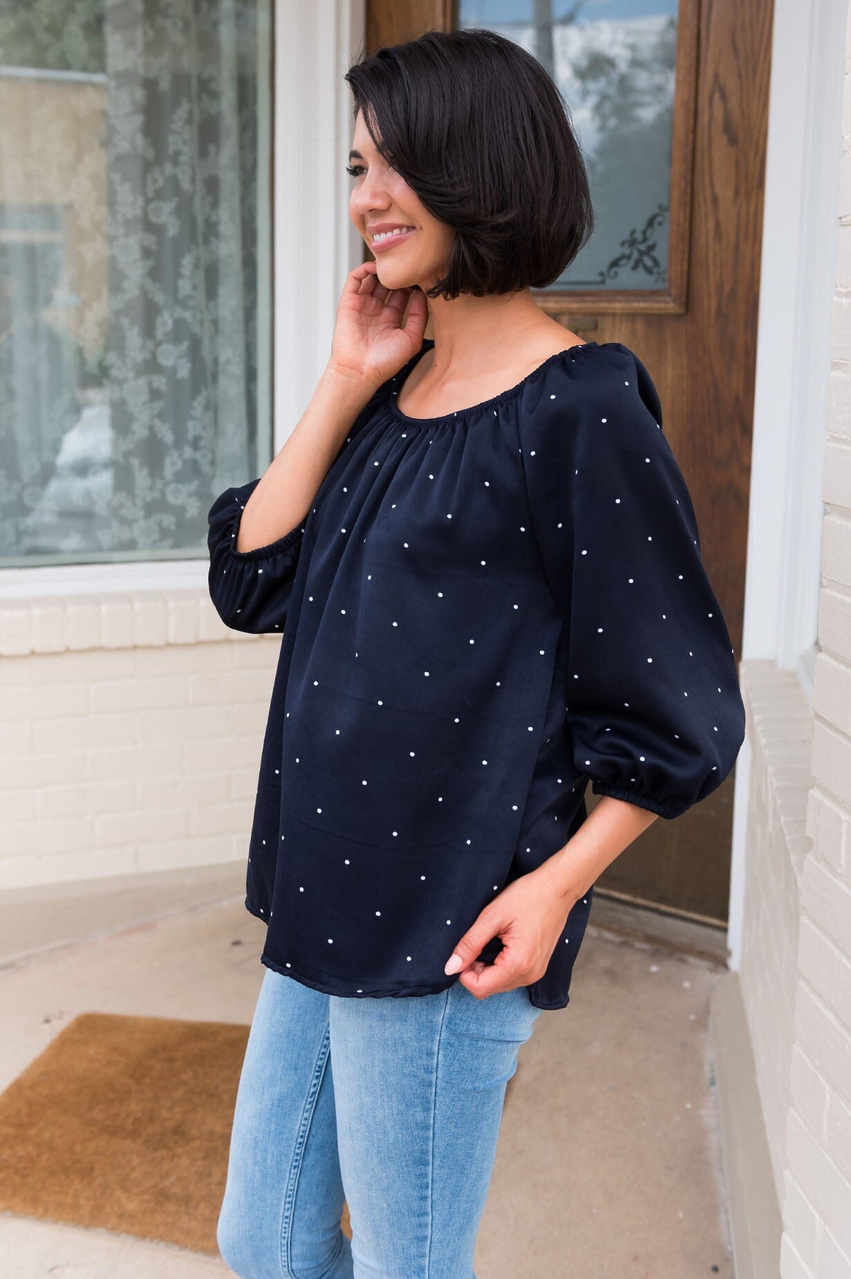 Always The Right Time Modest Blouse Tops vendor-unknown