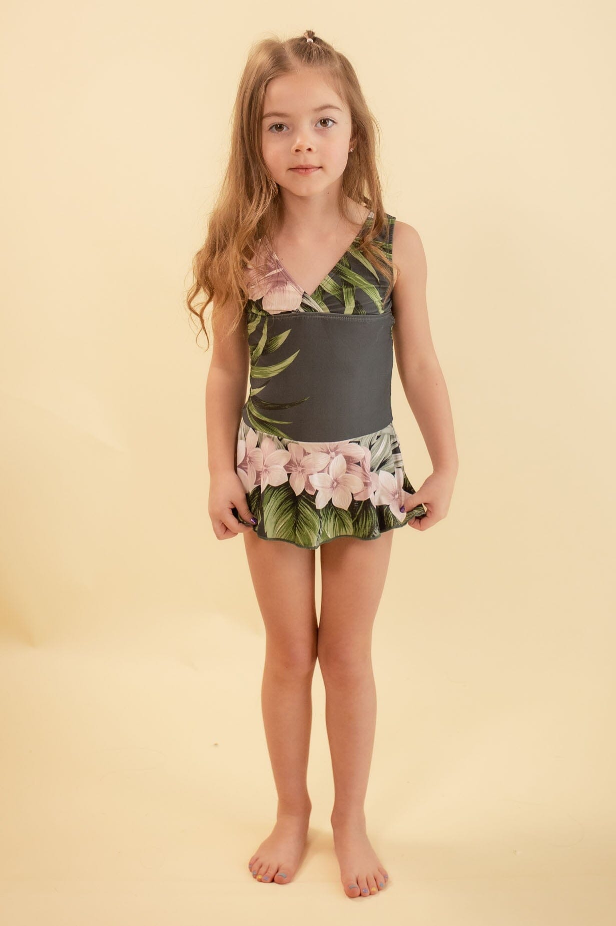 Little Aloha Forest One Piece Modest Dresses vendor-unknown
