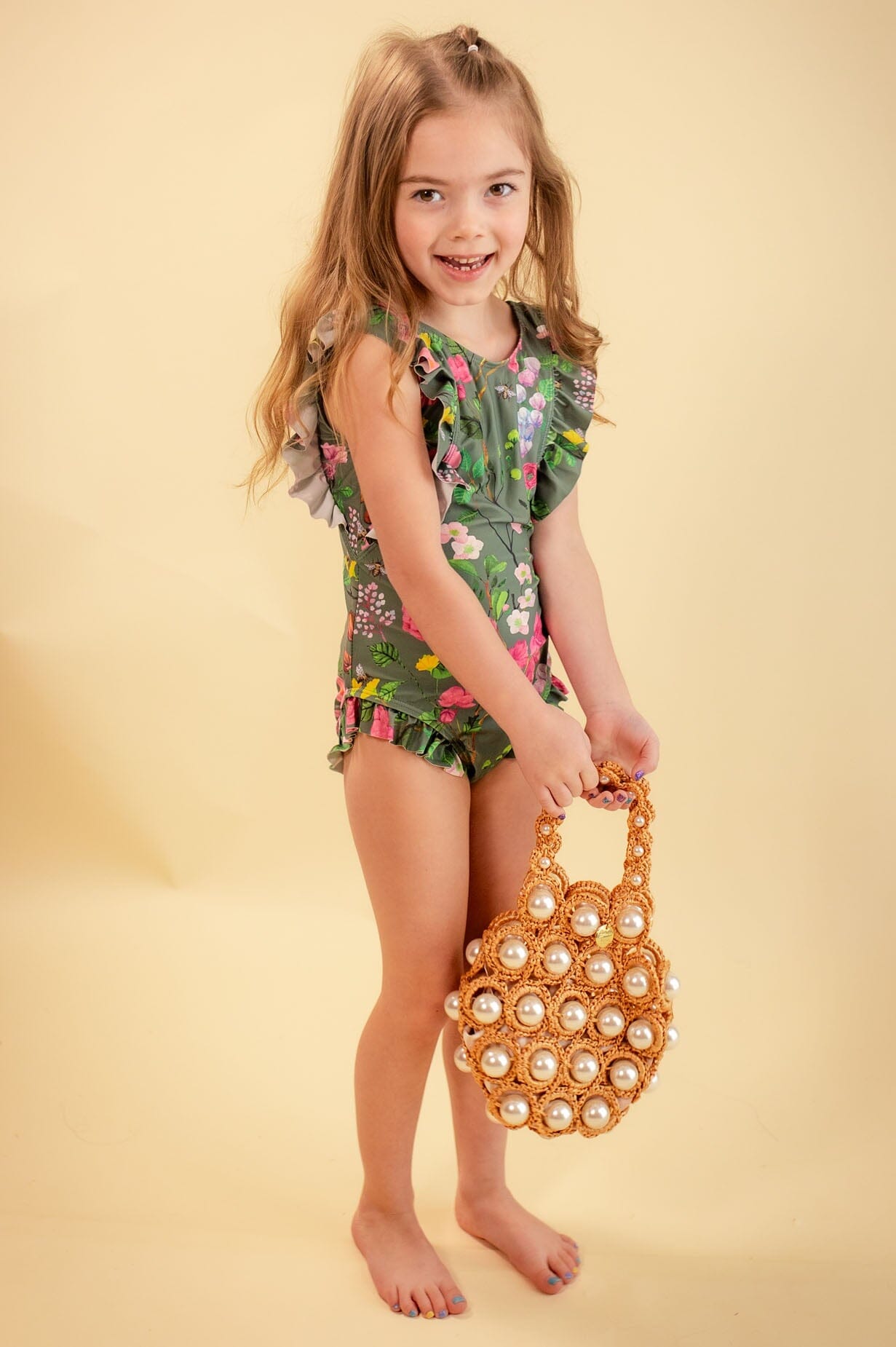 Little Cherry Blossom Forest One Piece Modest Dresses vendor-unknown