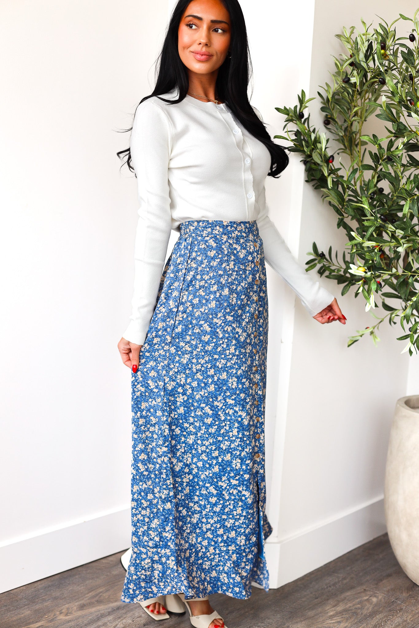 Hope Is Everywhere Scallop Cardigan