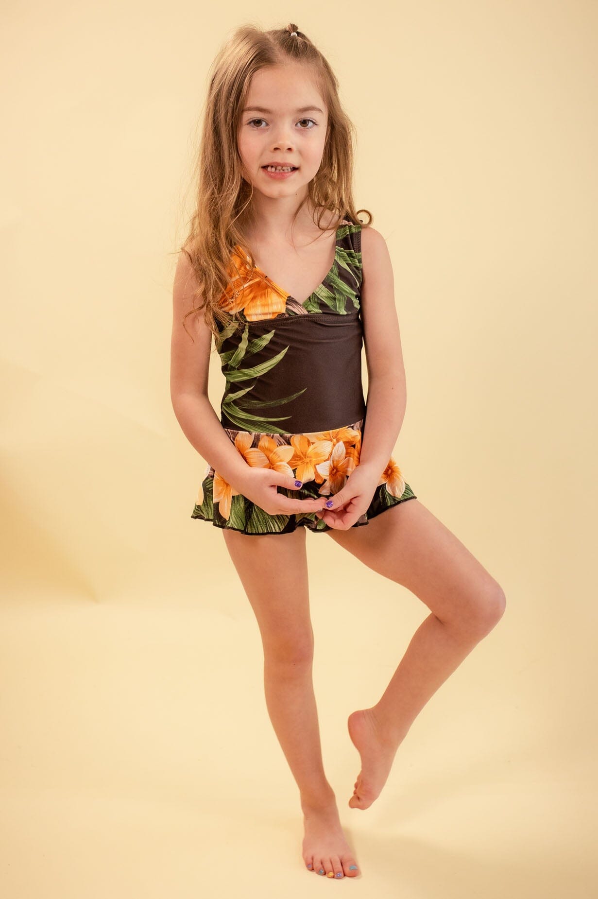 Little Tropical Getaway One Piece Modest Dresses vendor-unknown