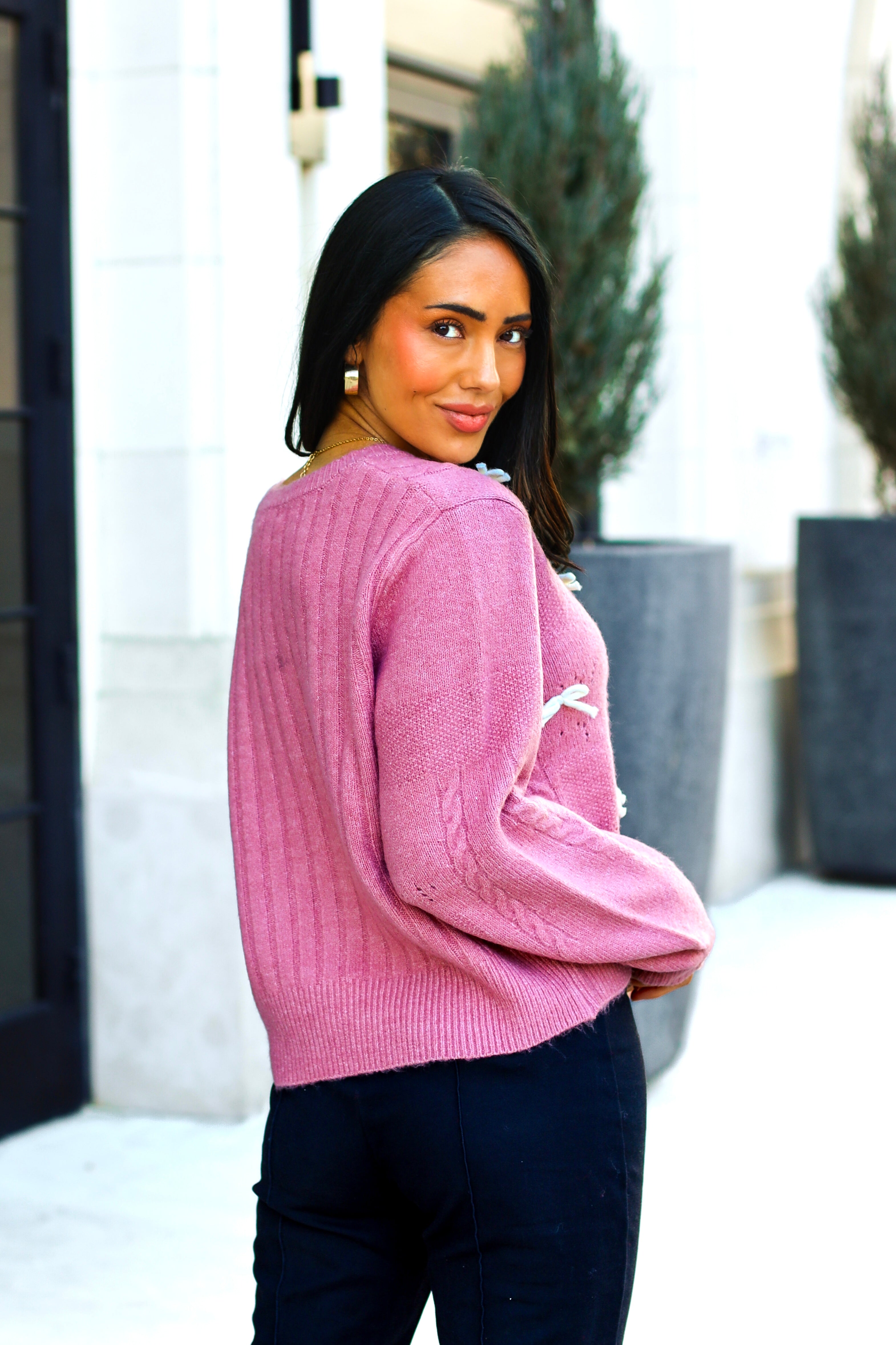 Daring Love Button Front Sweater