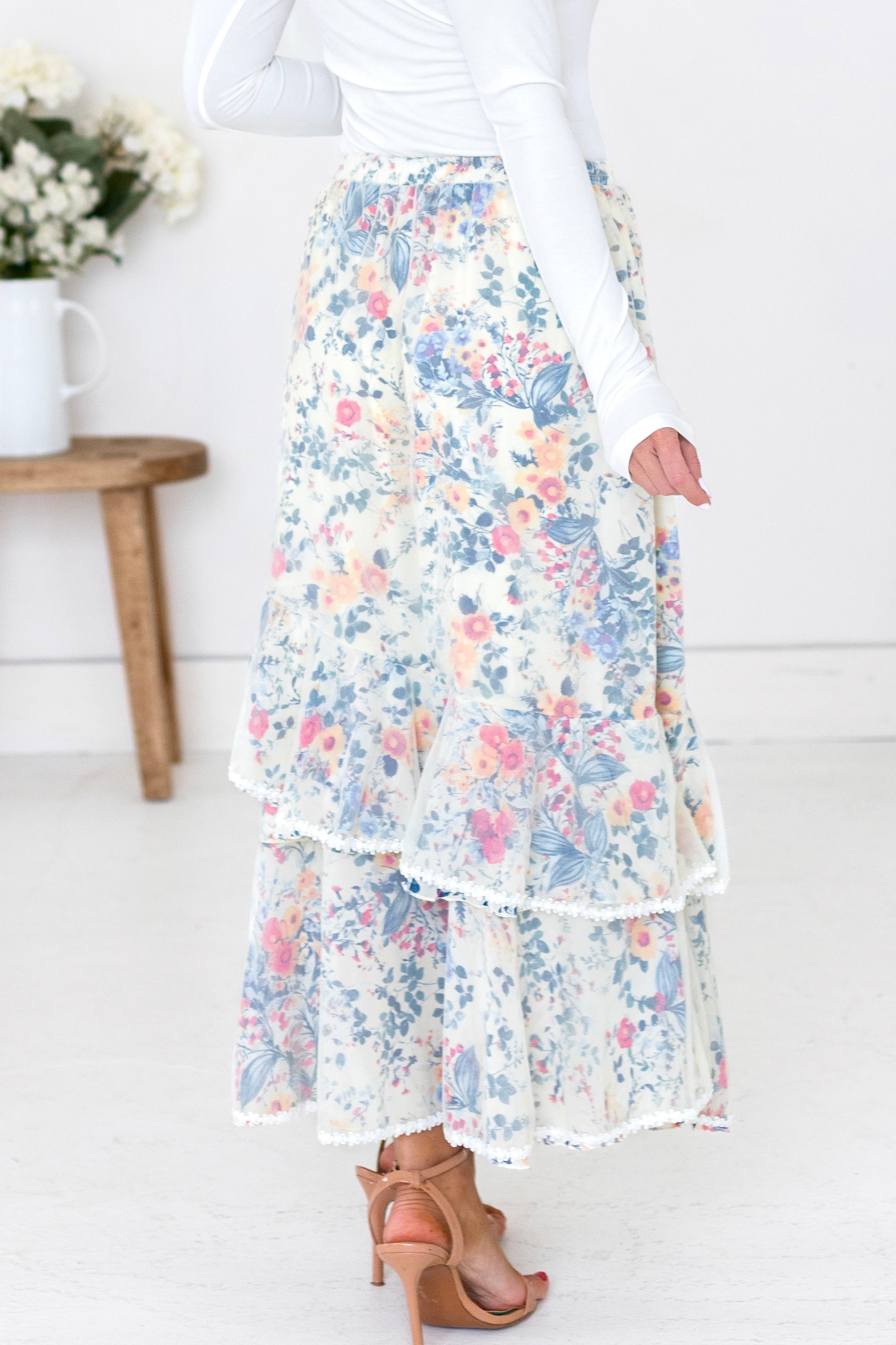 Expression Of Love Ruffle Skirt