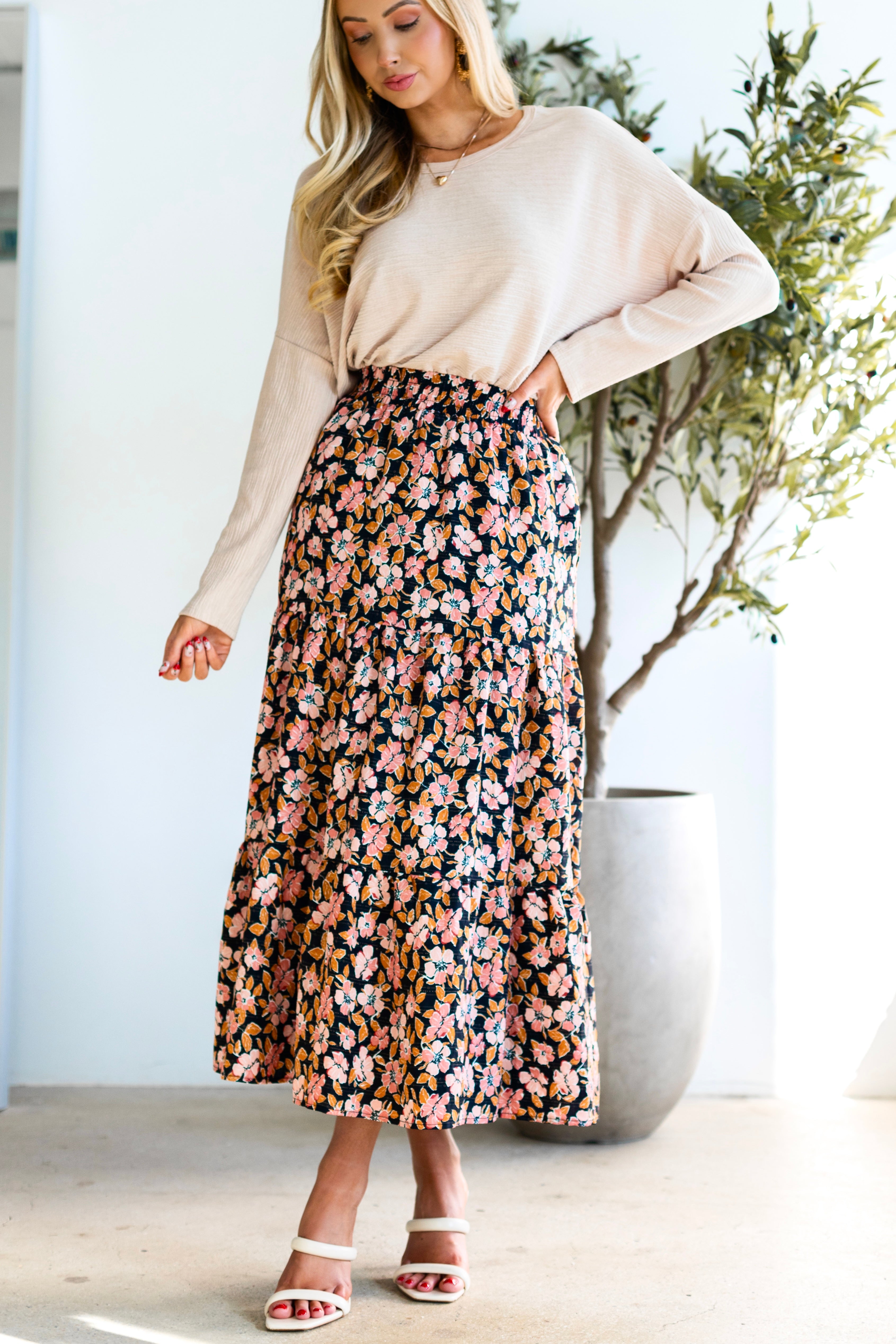 First Impressions Tiered Skirt
