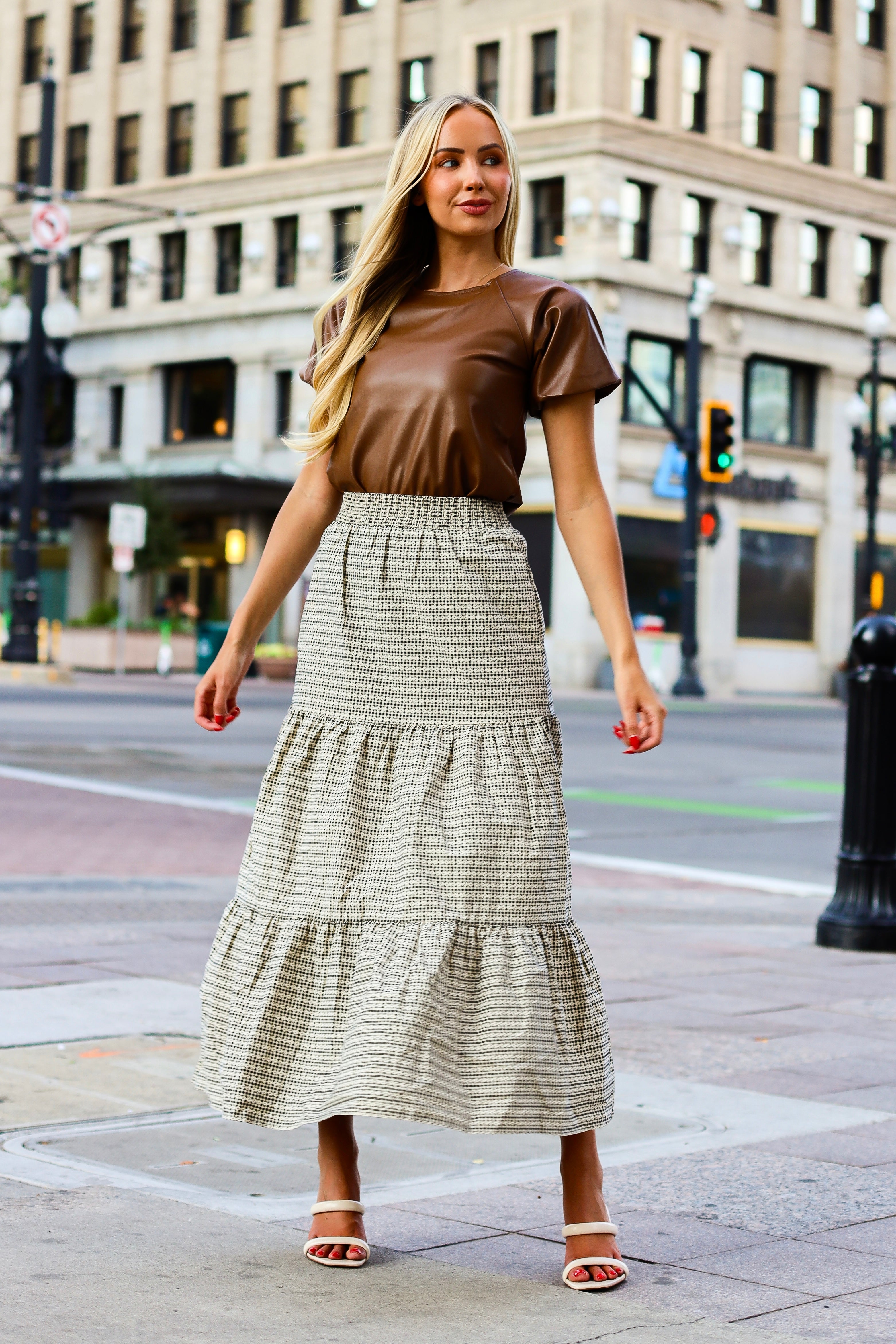 First Impressions Tiered Skirt