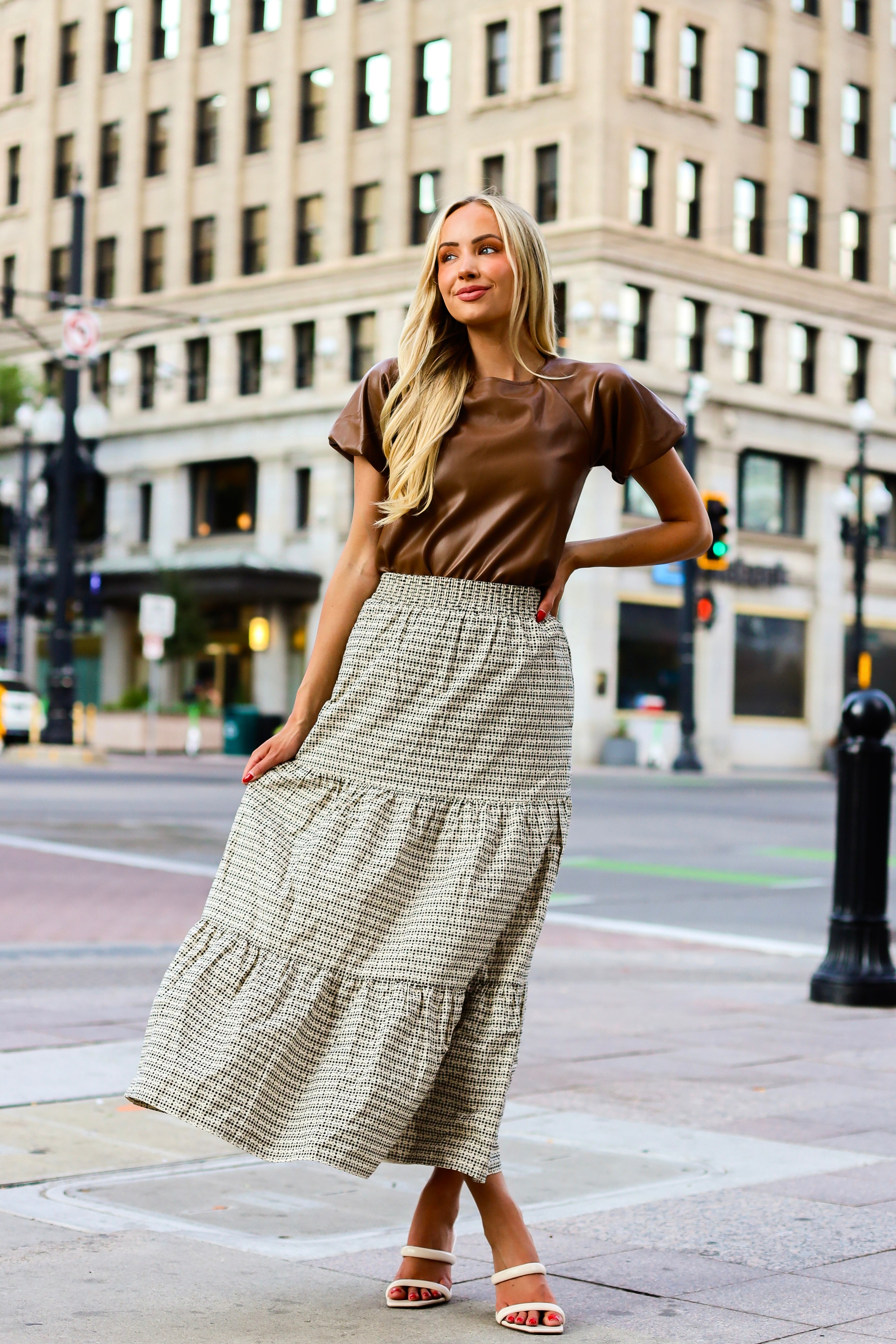 First Impressions Tiered Skirt