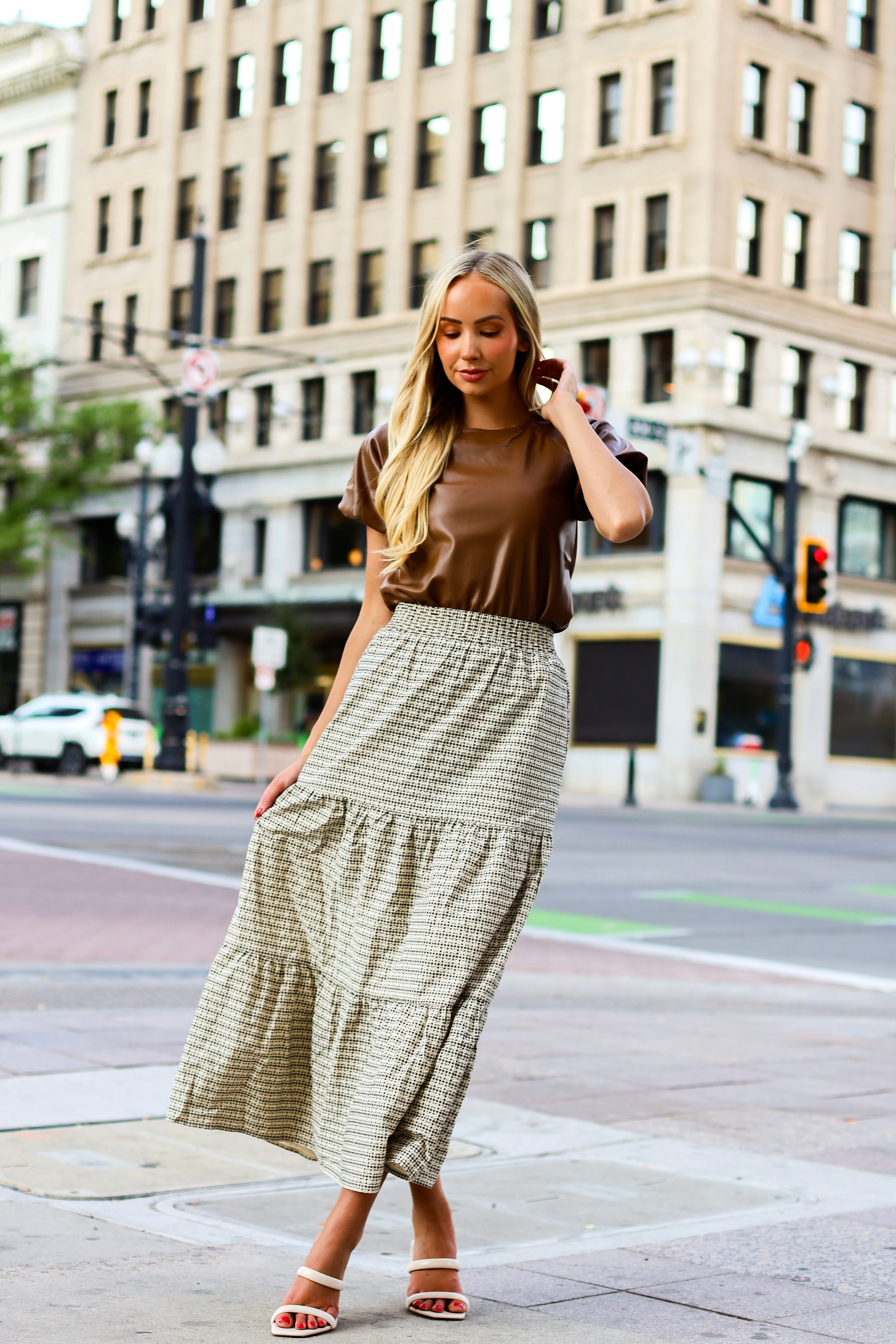 First Impressions Tiered Skirt