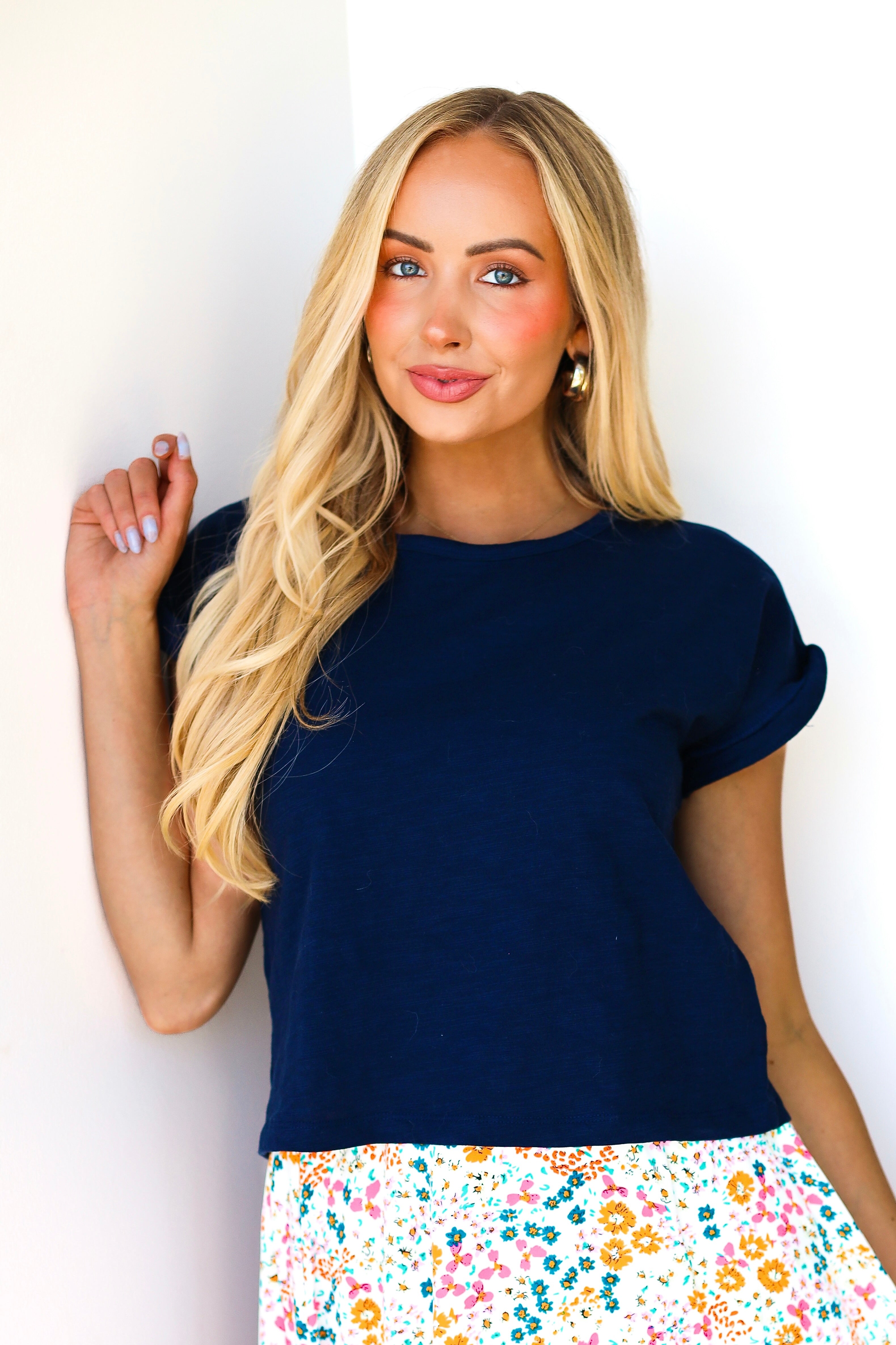 Blue Skies Await Slub Tee