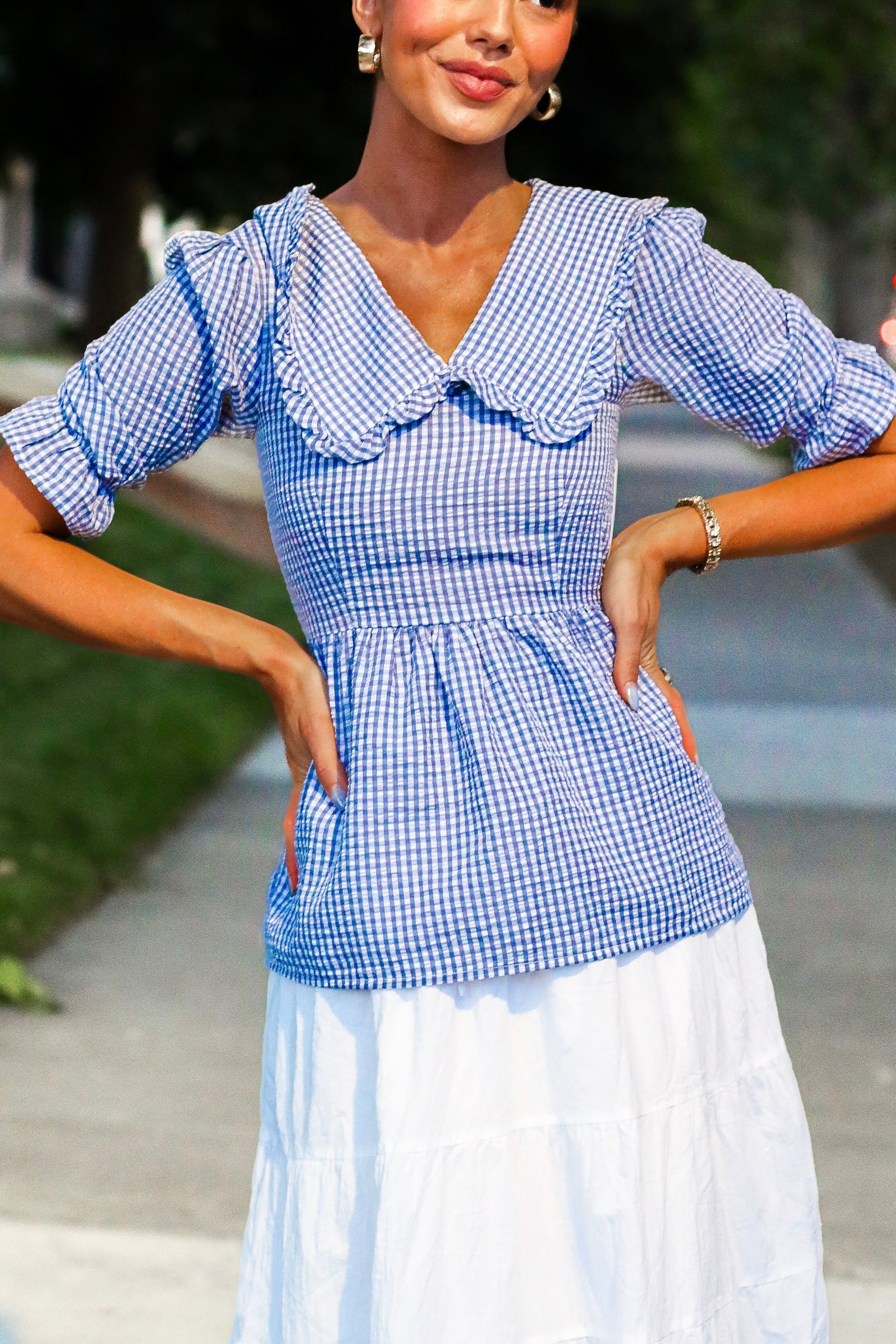 Peter Pan Collared Blouse