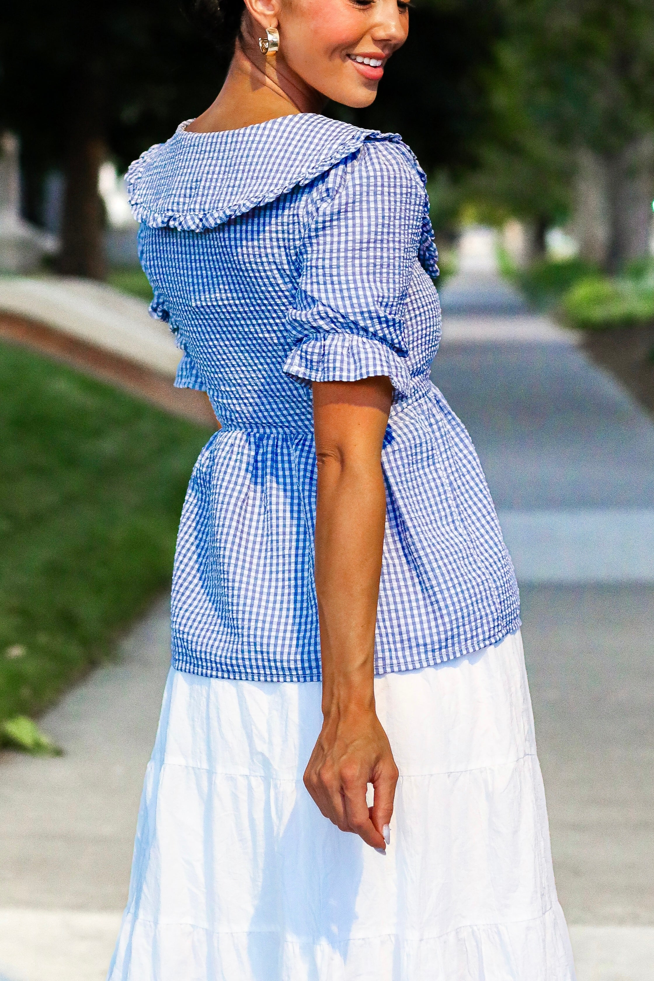 Peter Pan Collared Blouse