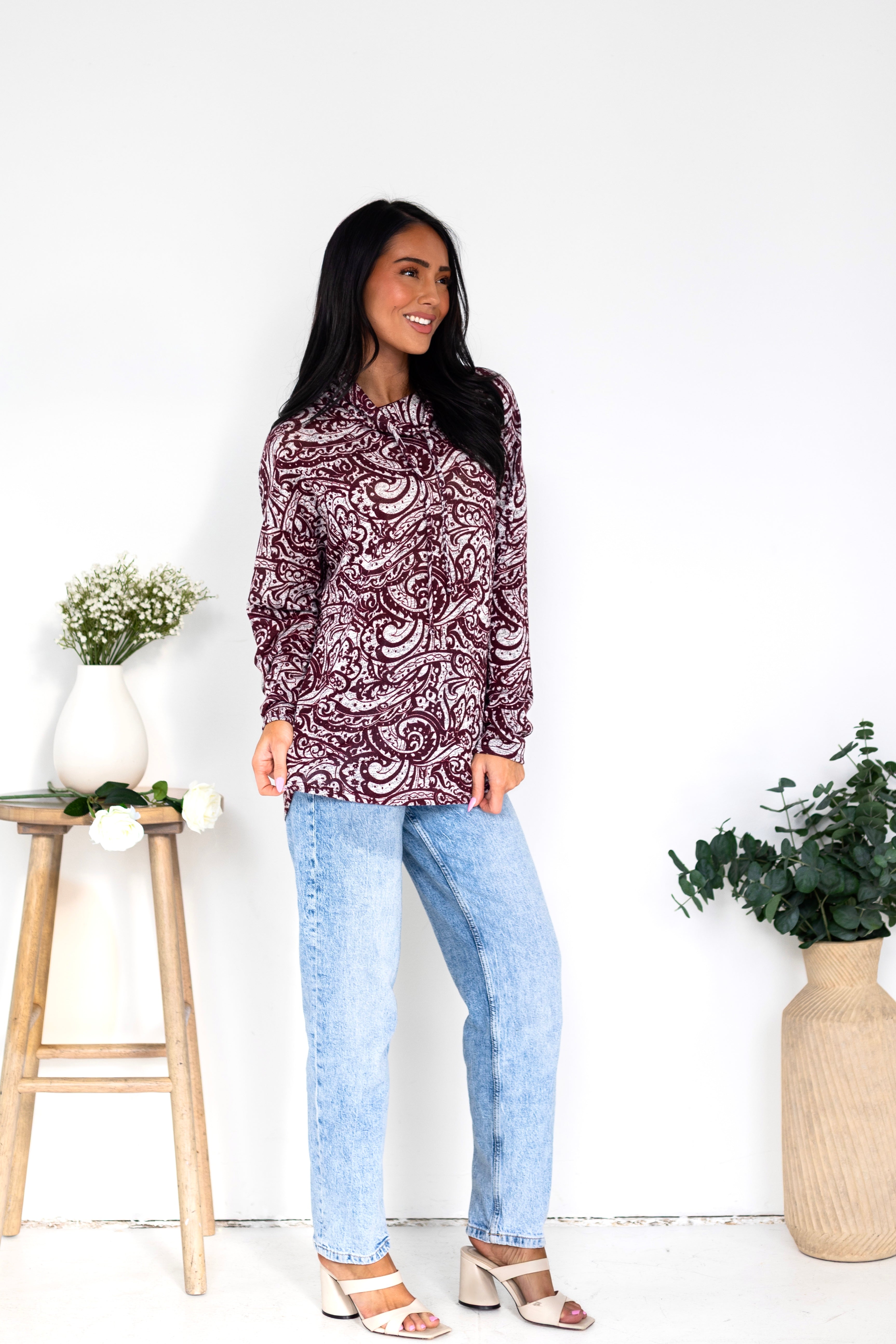 Making Matches Cowl Neck Top