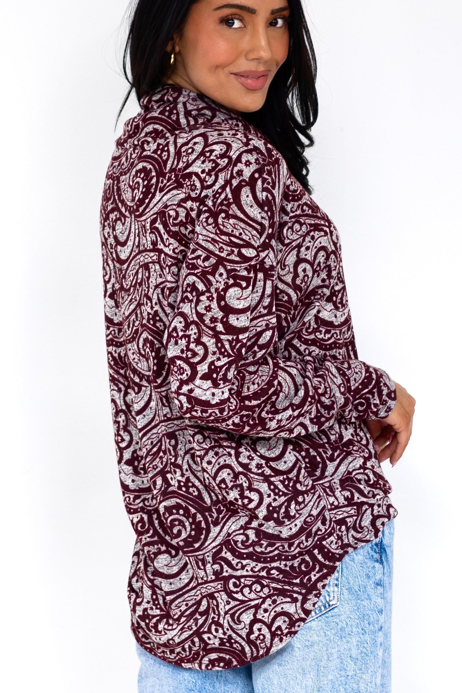 Making Matches Cowl Neck Top