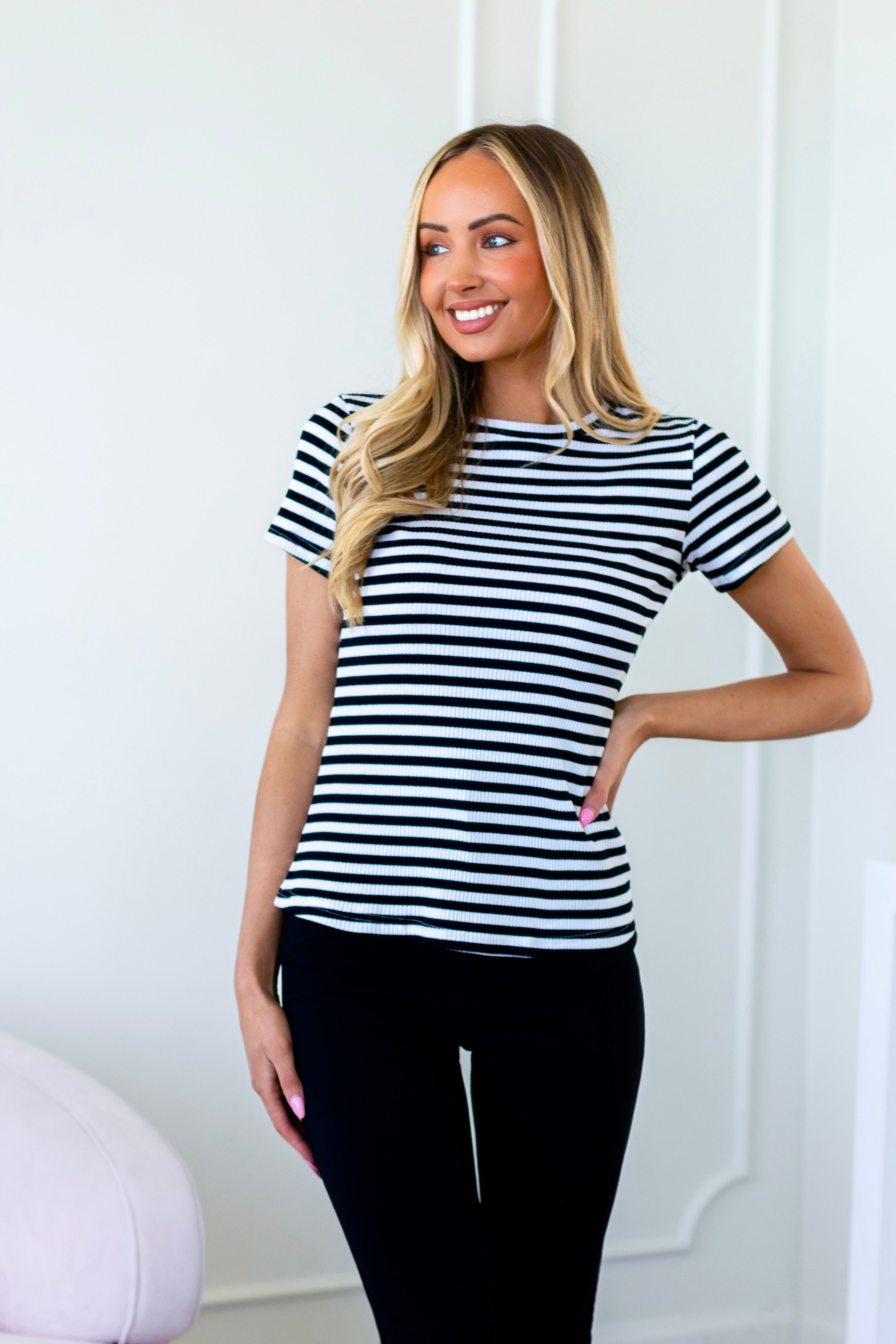 Ever So Grateful Ribbed Tee