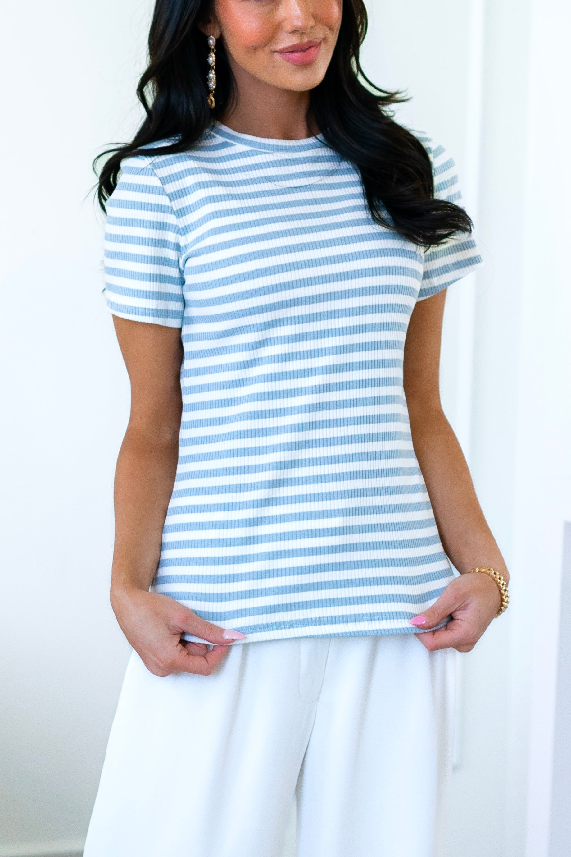 Ever So Grateful Ribbed Tee