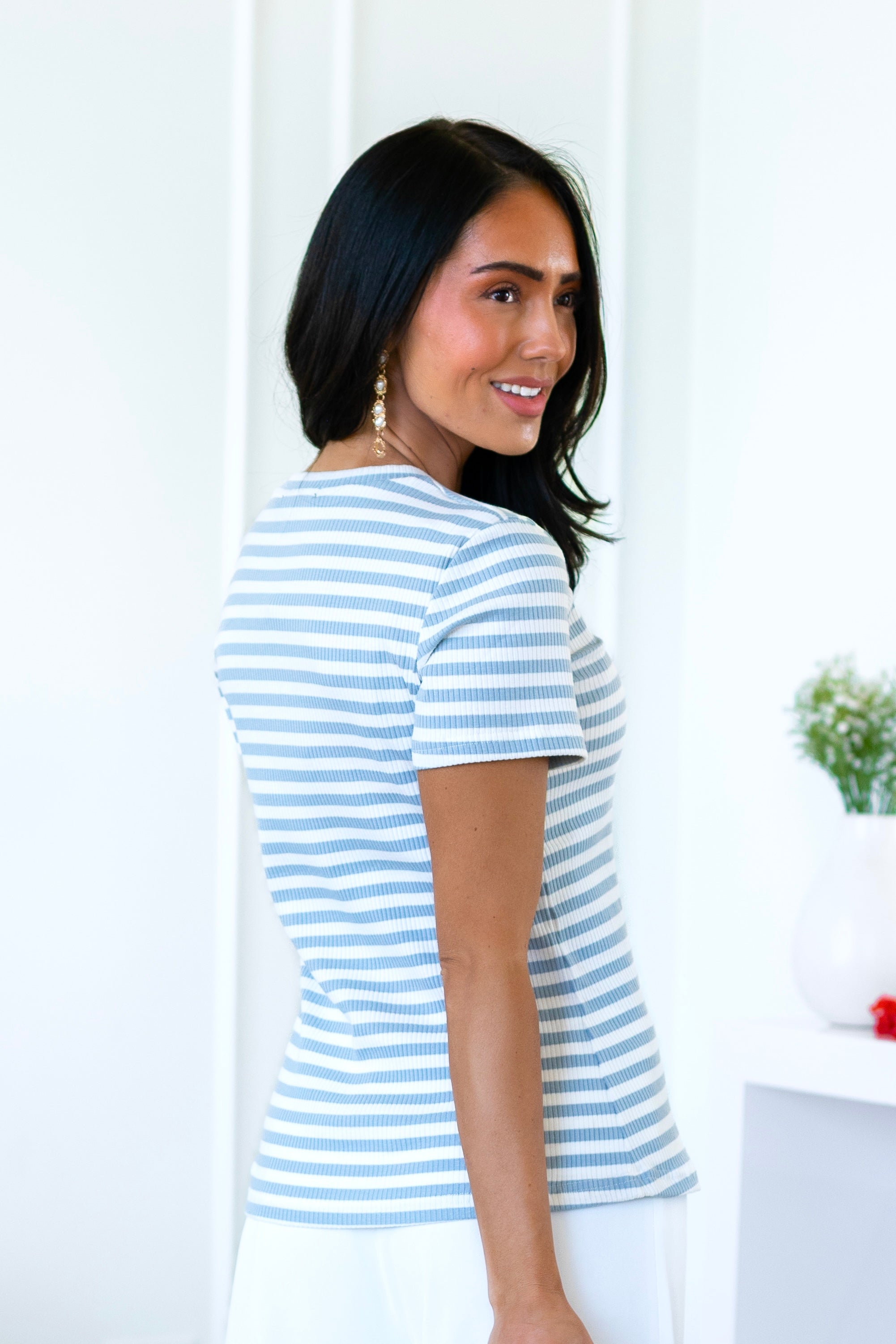 Ever So Grateful Ribbed Tee