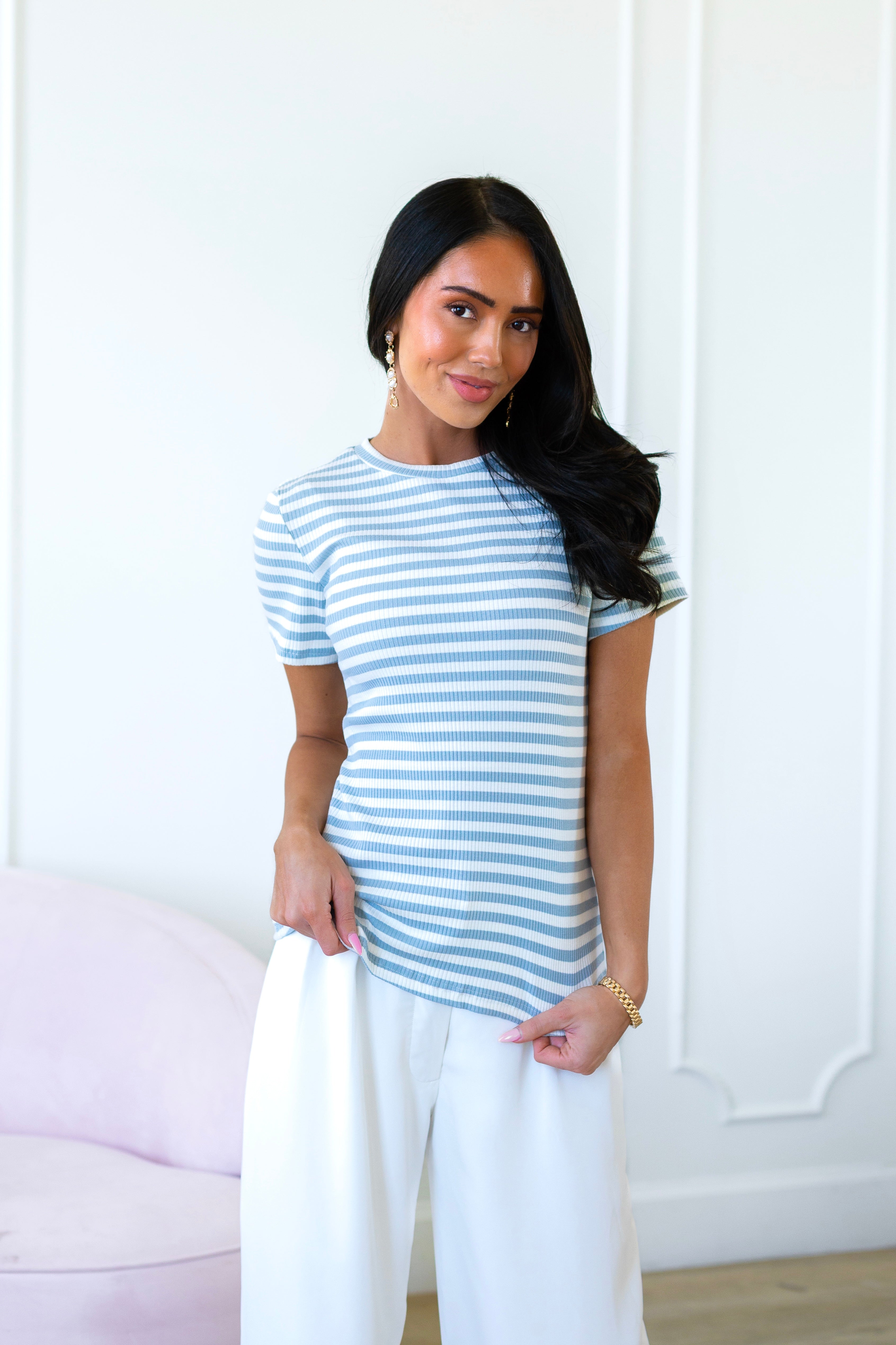 Ever So Grateful Ribbed Tee