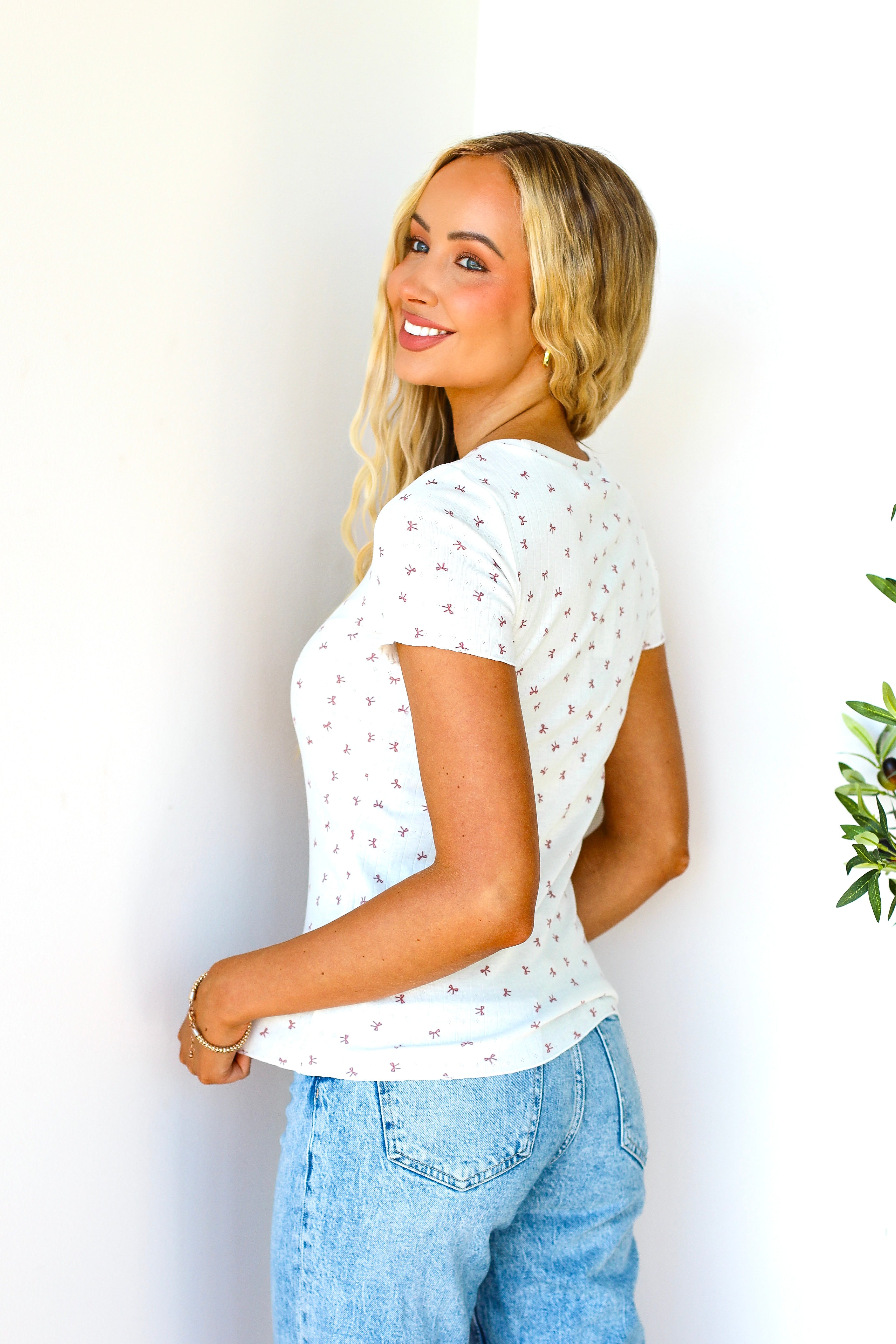 Never Forgotten Pointelle Top