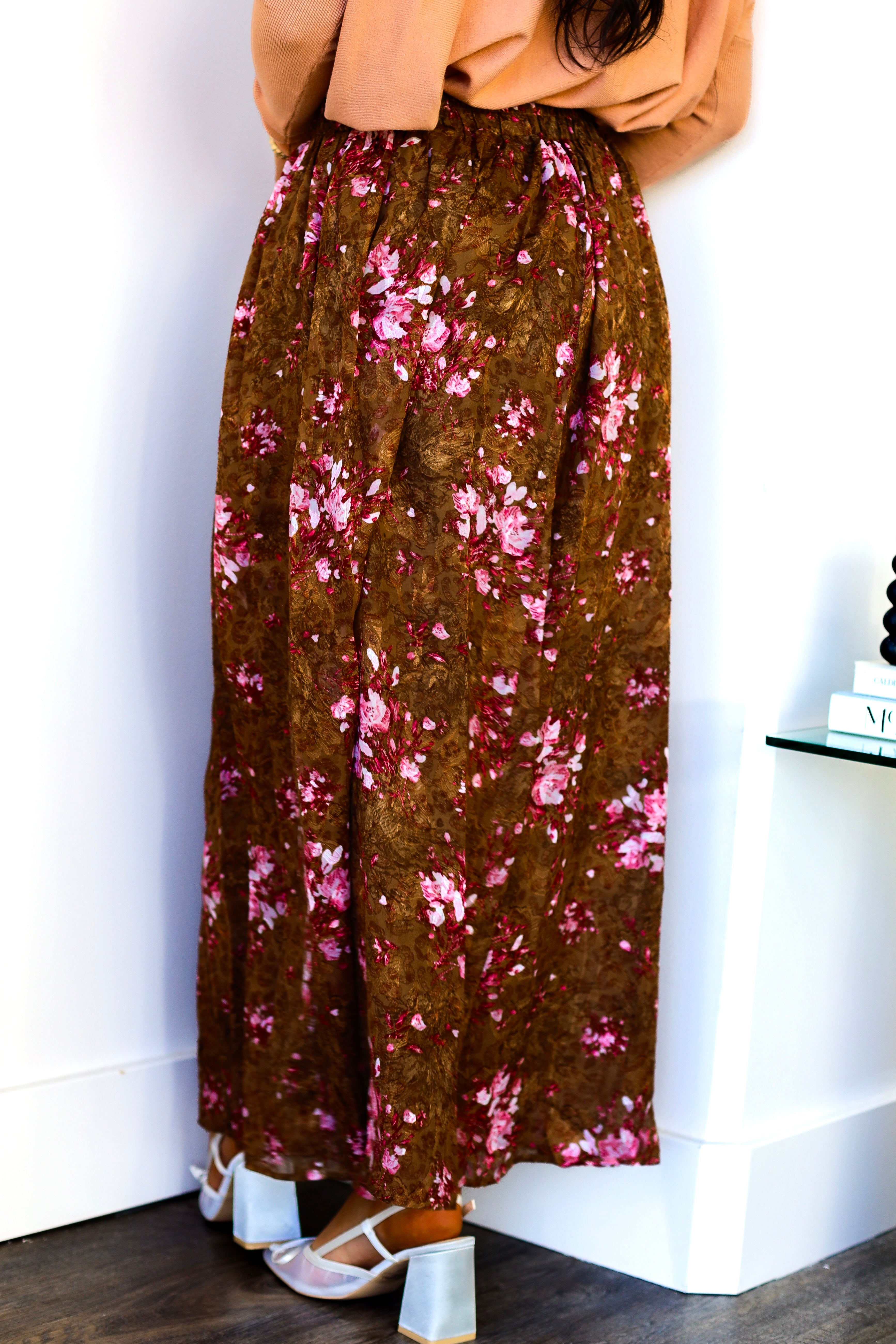 Beauty Jacquard Chiffon Skirt