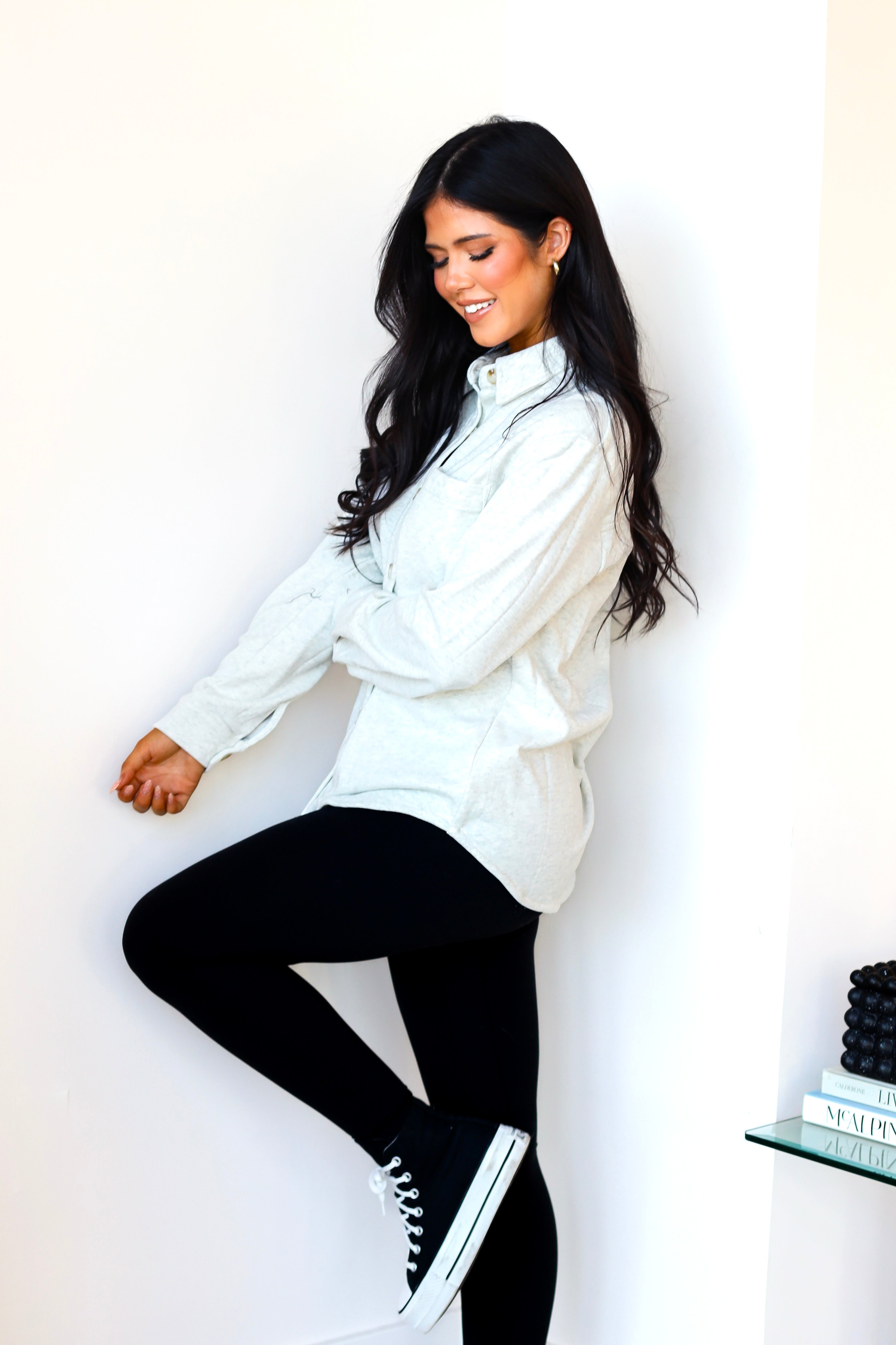 Back In Action Button Down Shacket