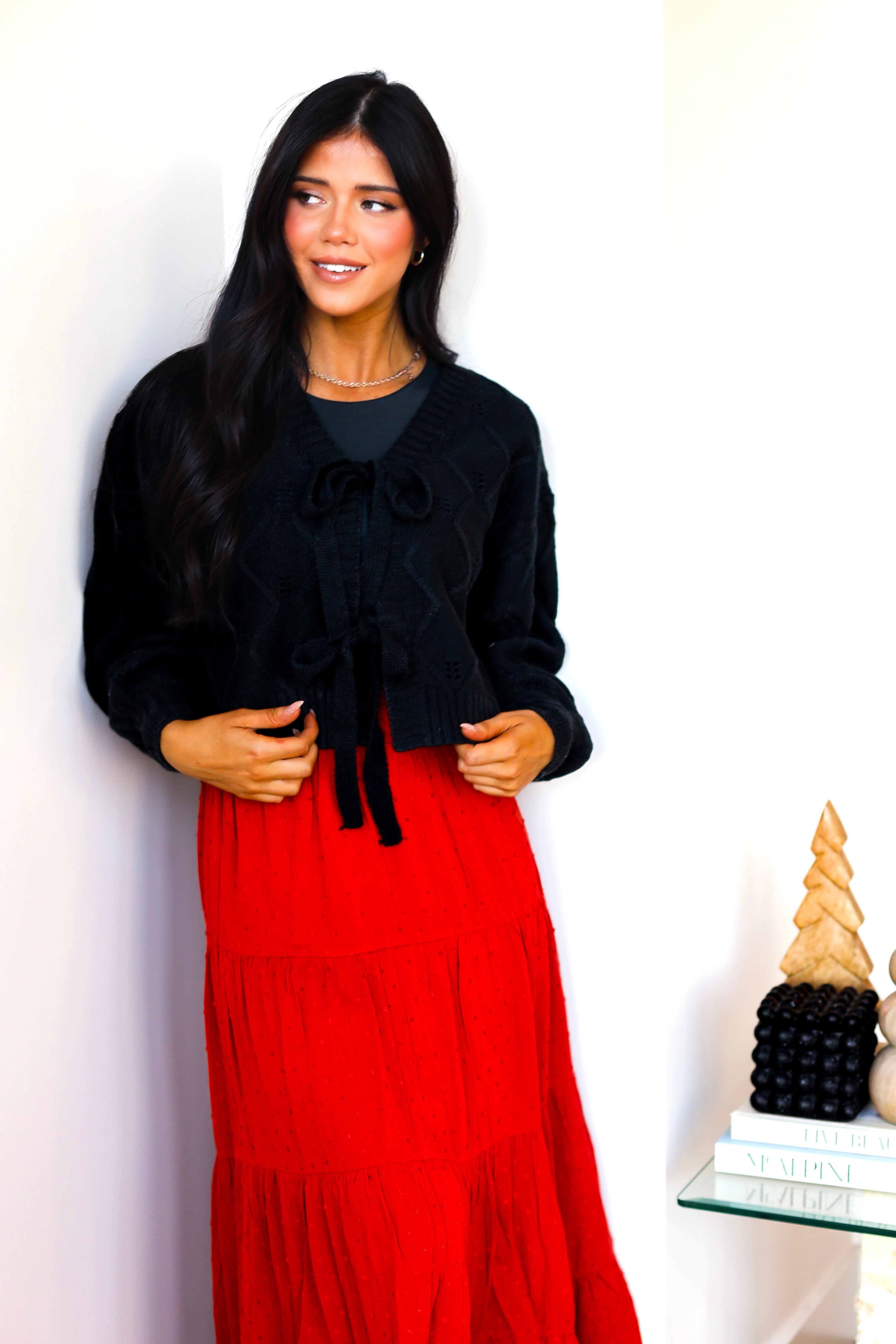 Lasting Love Tie Front Cardigan