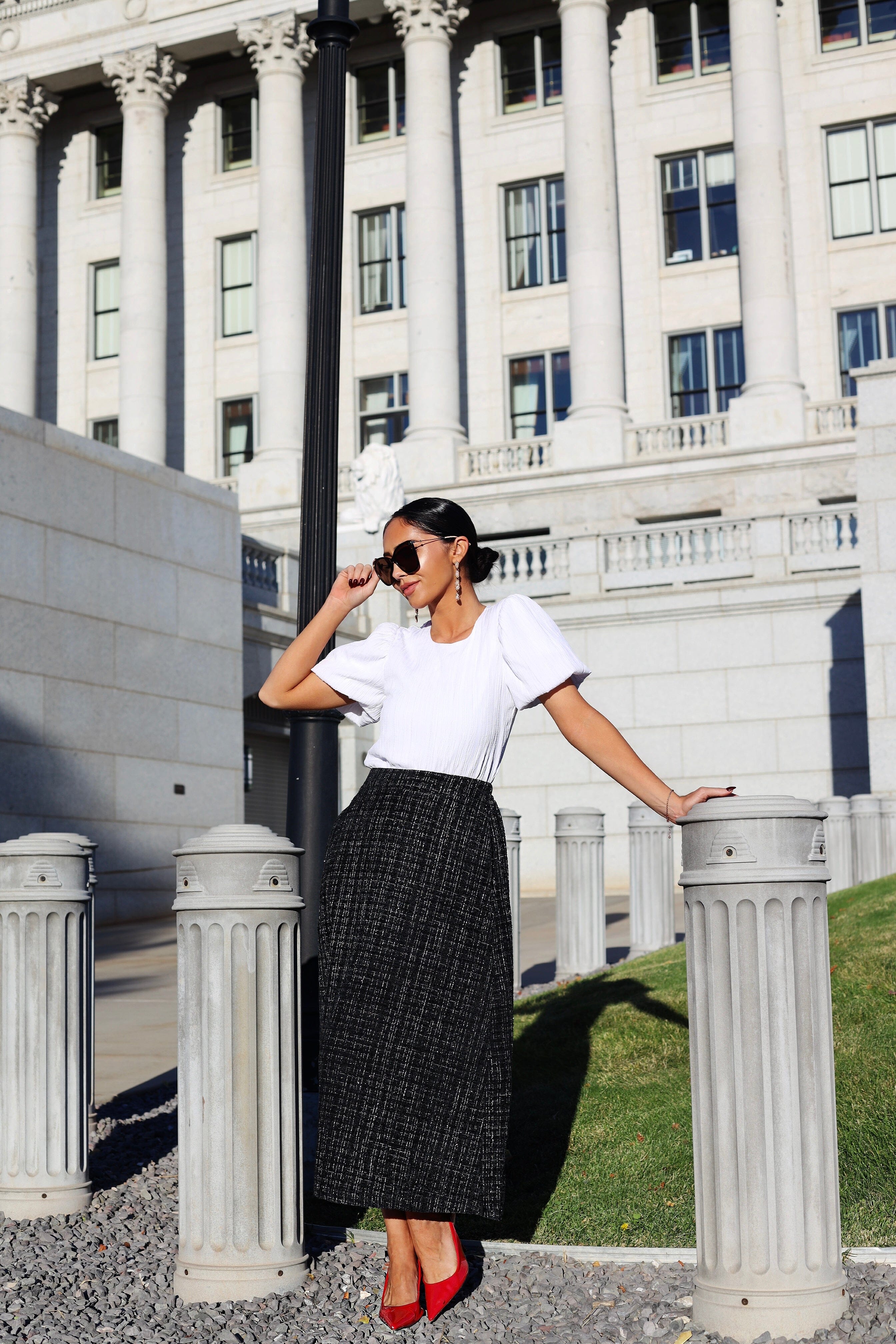 Steal My Heart A-Line Skirt Modest Dresses vendor-unknown