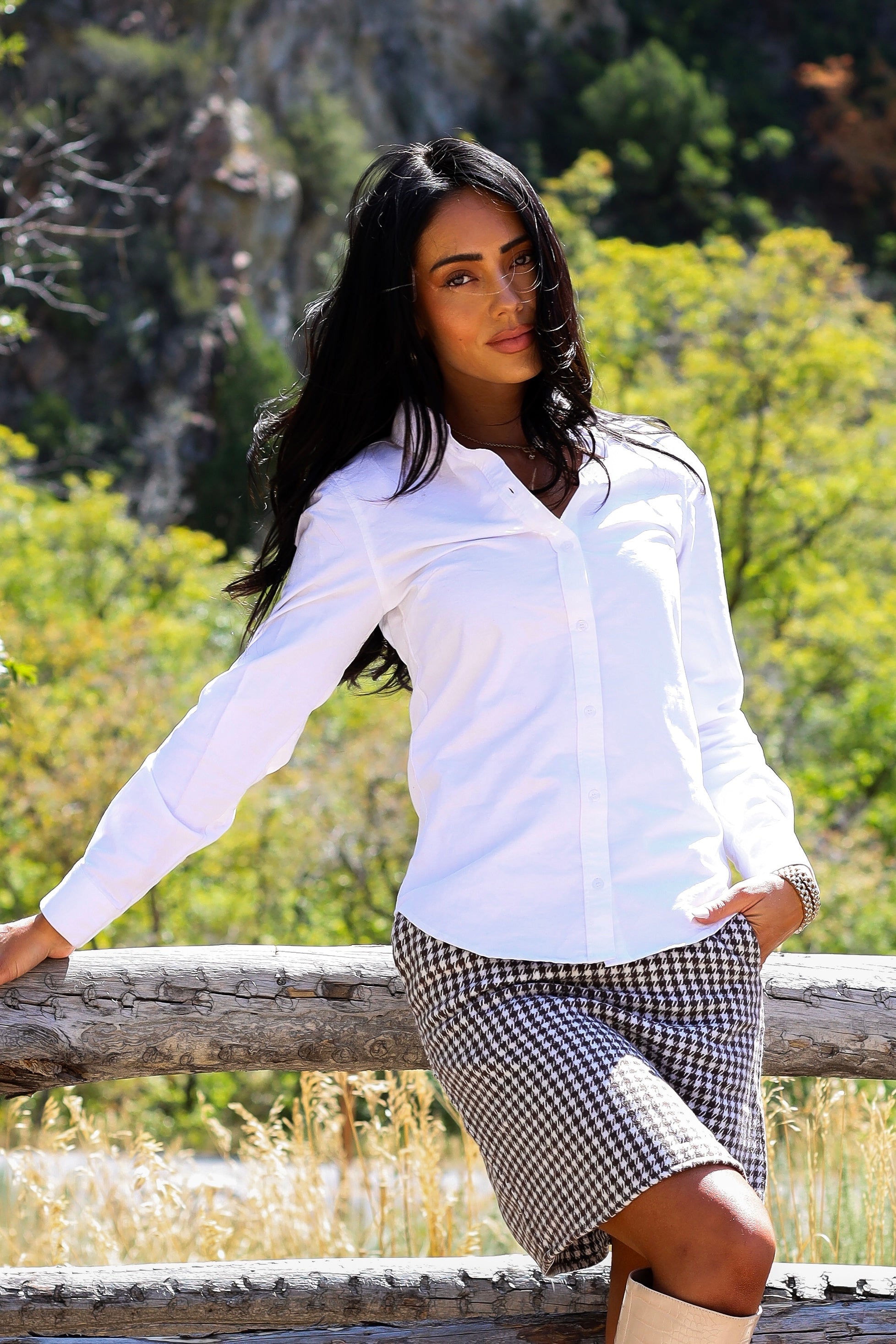 Great Are You Button Down Blouse