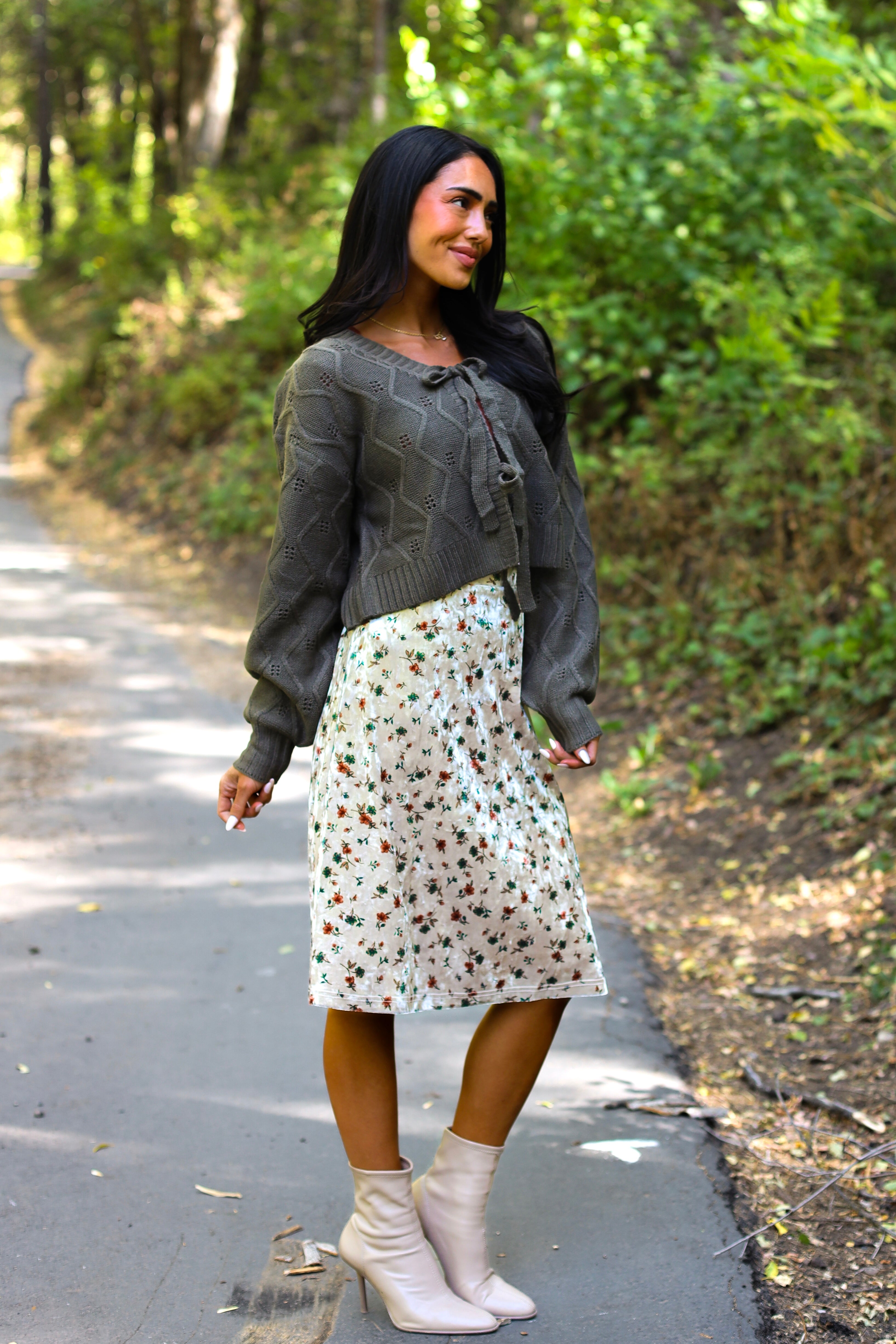 Lasting Love Tie Front Cardigan