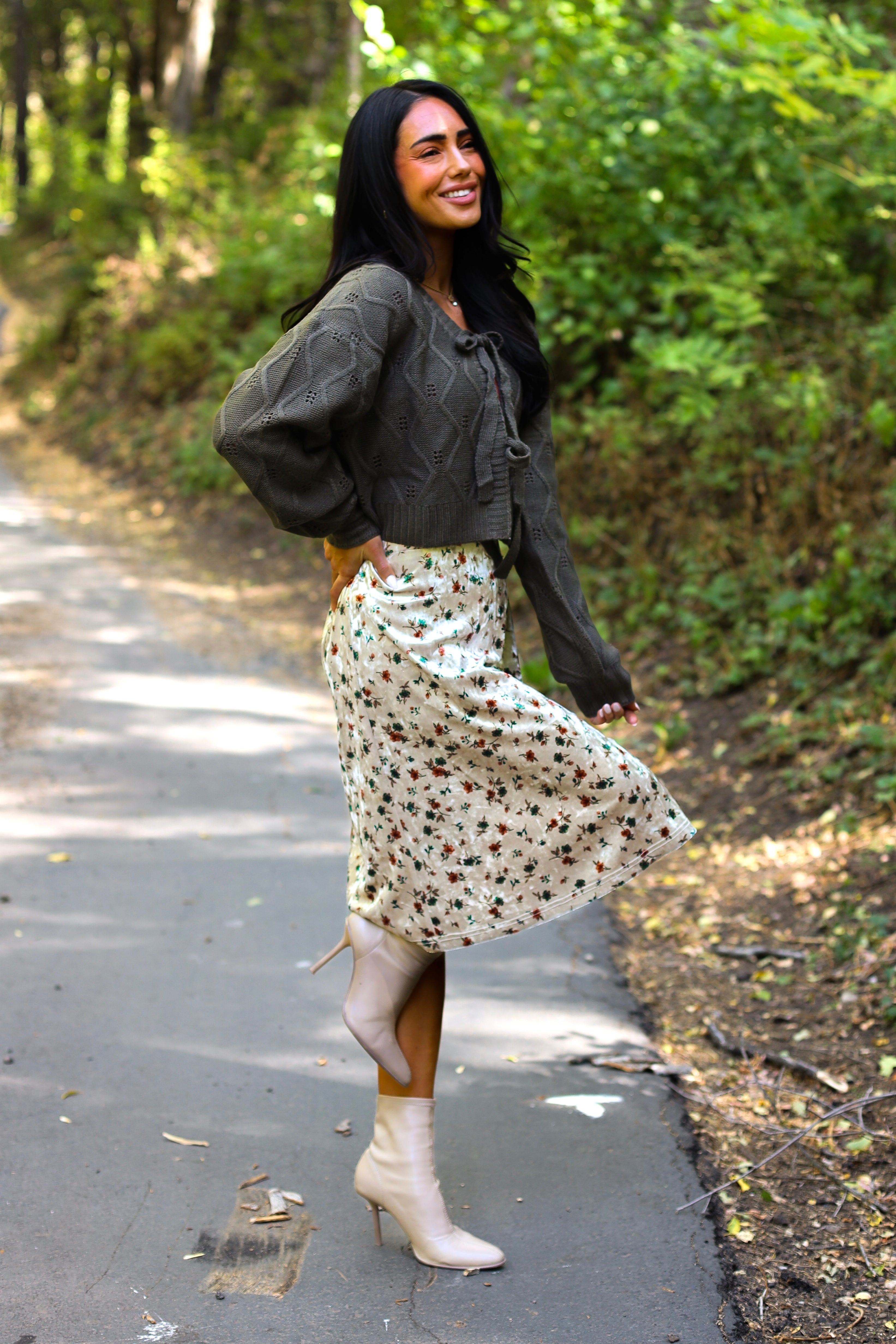 Lasting Love Tie Front Cardigan