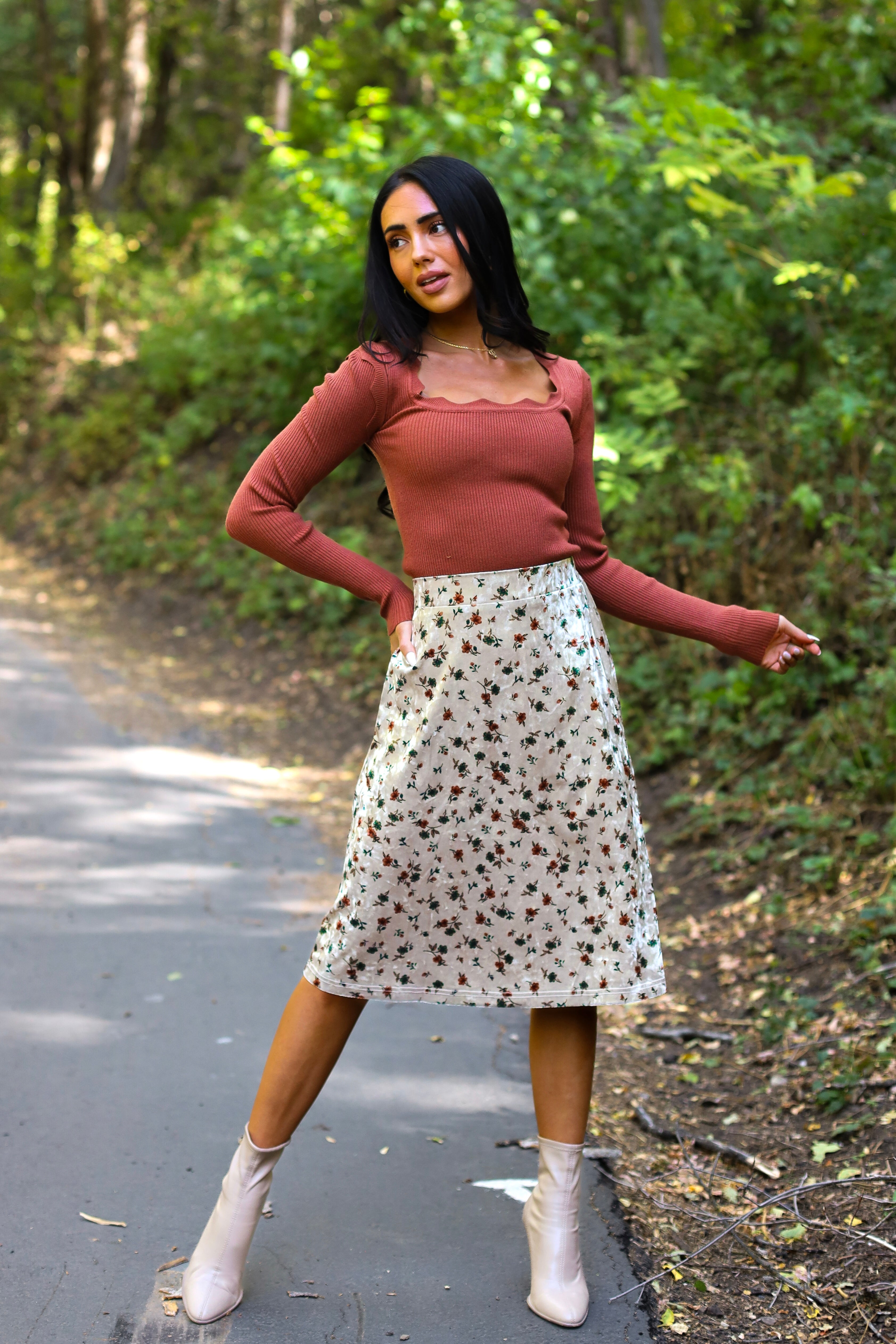 Love & Light A-line Skirt